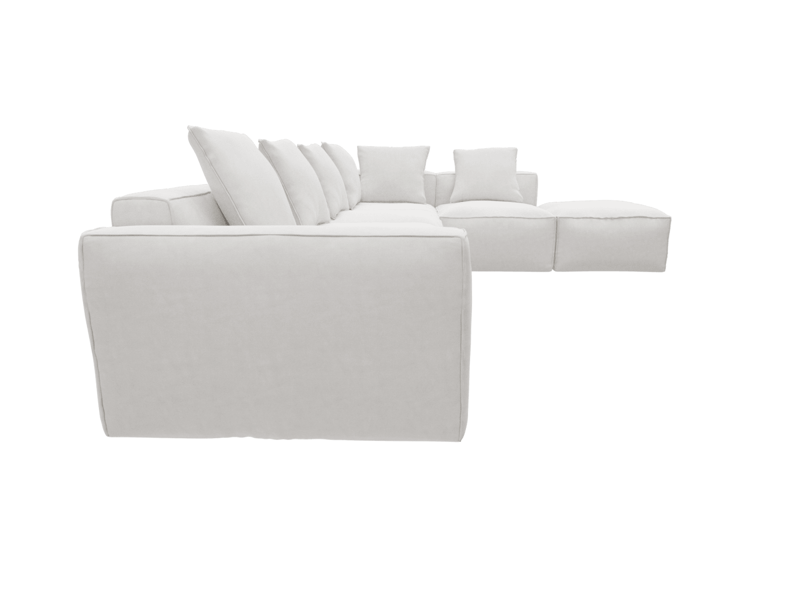 Riley Apt Muse Frost Sofa - 6 Seater RAF Terminal color Muse Frost
