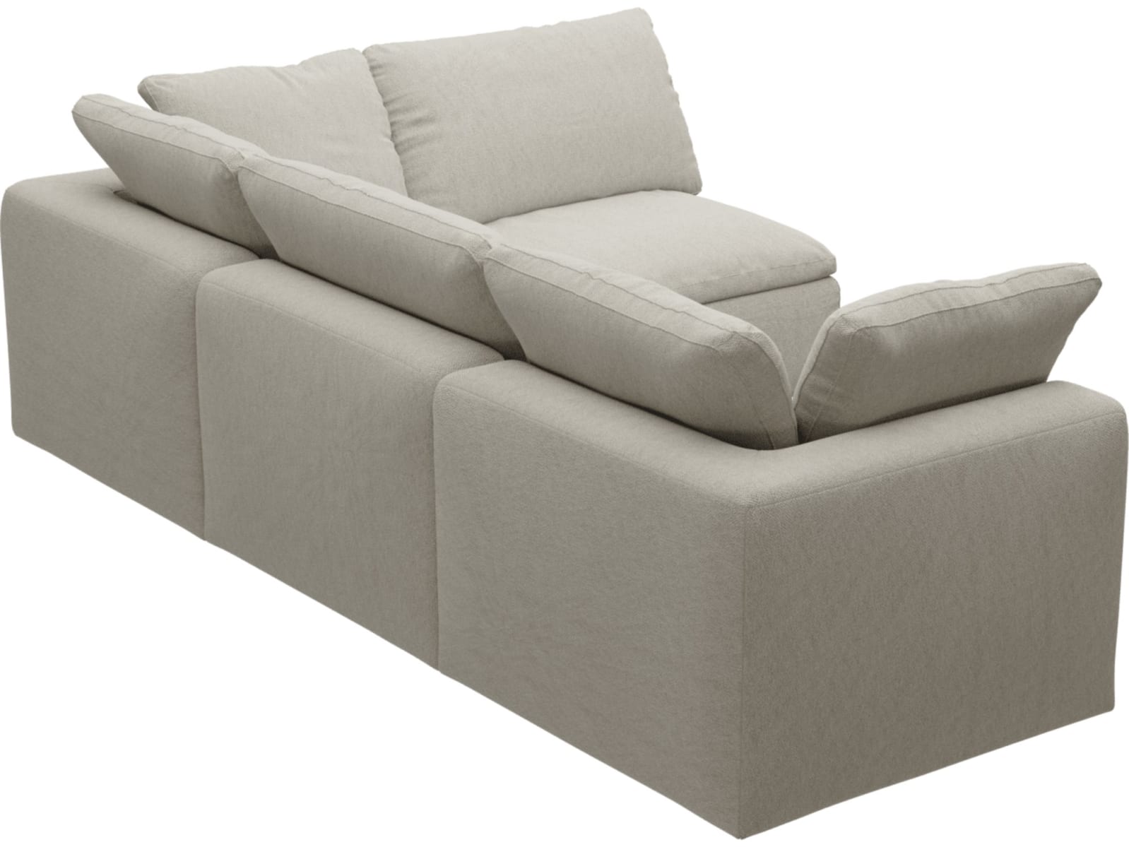 Cloud Noa Desert Modular Sofa - 4 Piece color Noa Desert