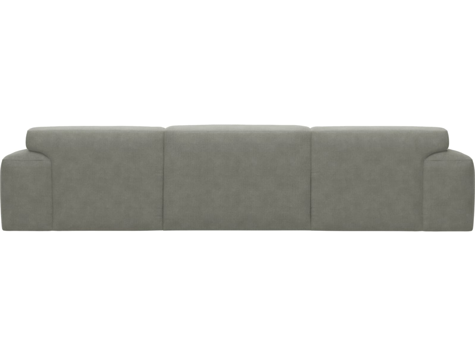 Copenhagen Toorak Pebble Chaise Sofa - 3 Seater color Toorak Pebble