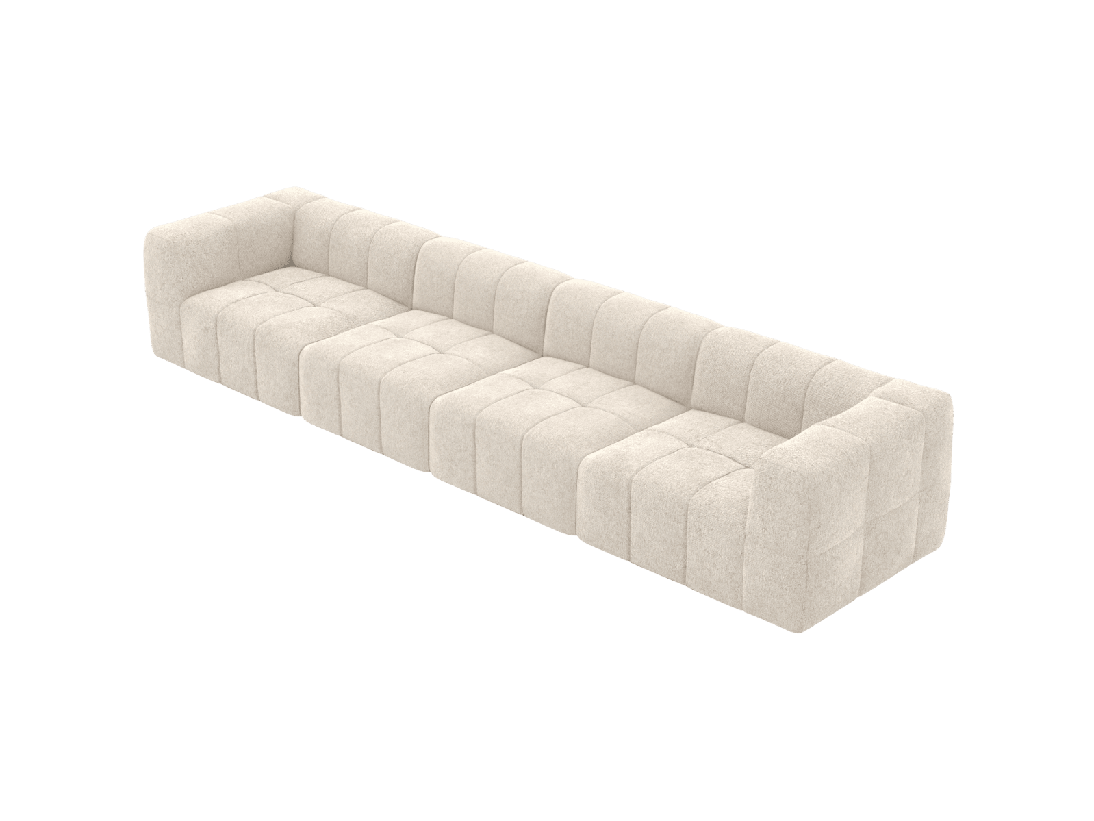 Lucello Avon Mineral Modular Sofa - 4 Seater color Avon Mineral