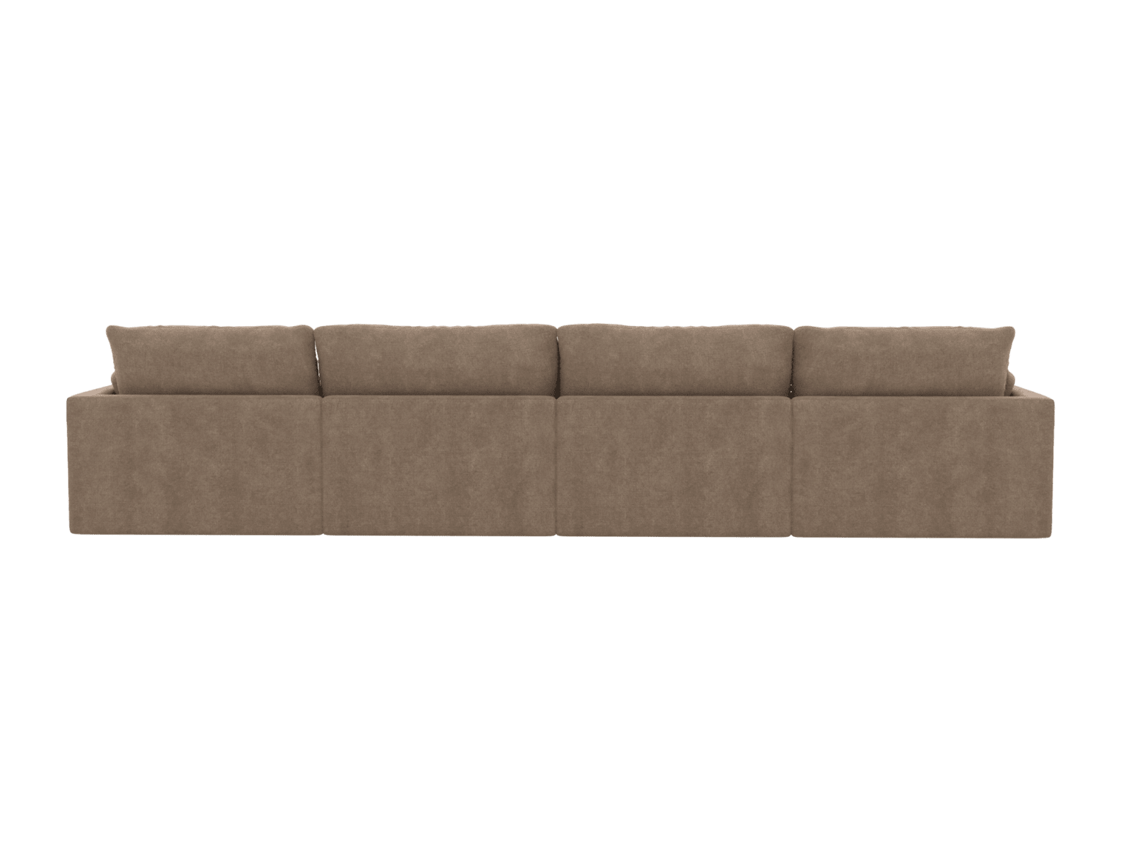 Willow Tribute Walnut Modular Sofa - 4 Seater color Tribute Walnut