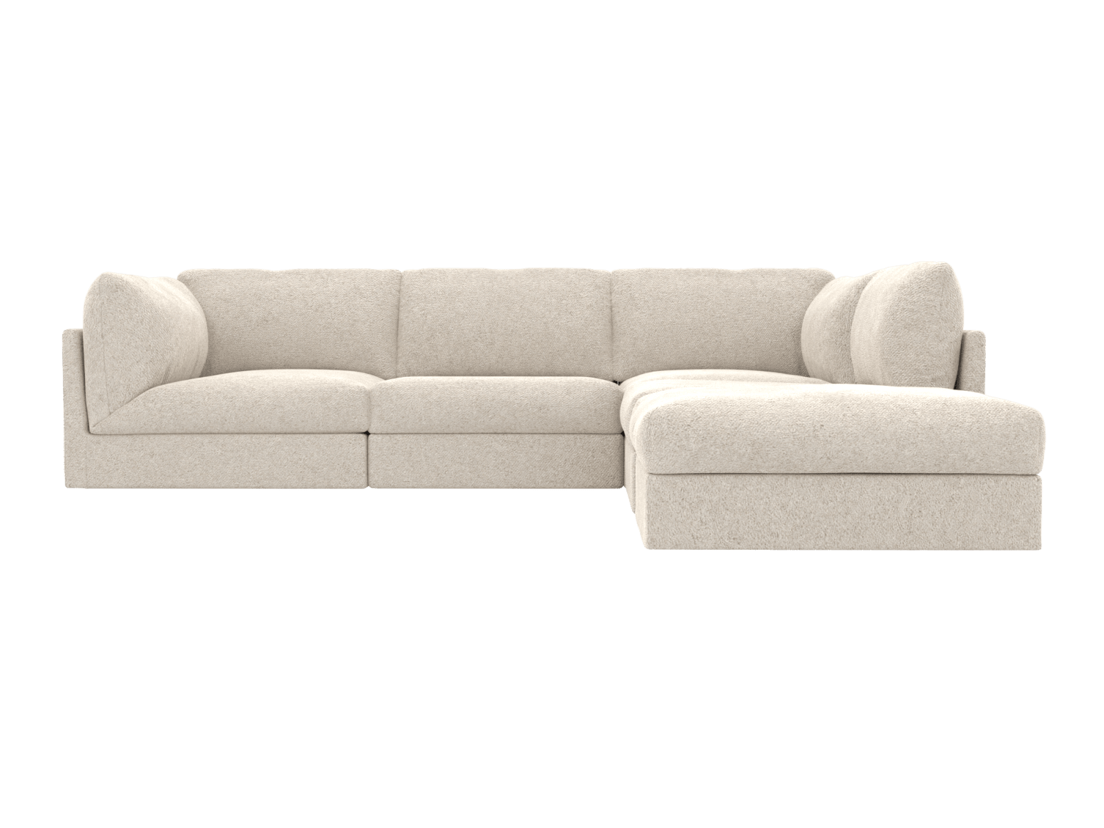 Finley Avon Mineral Modular Sofa RAF Terminal - 5 Seater color Avon Mineral