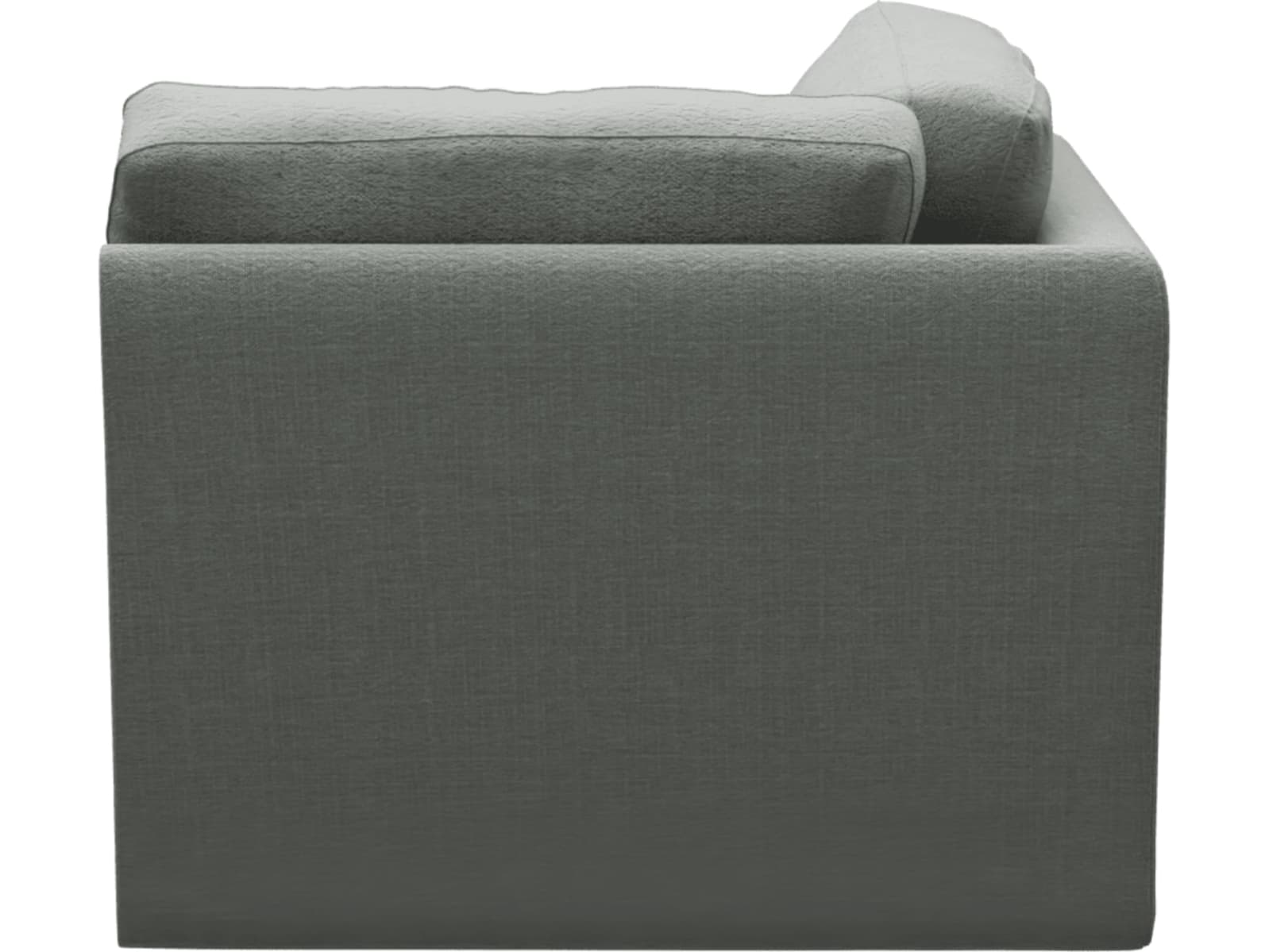 Monica Tribute Storm Corner Sofa Chair Module color Tribute Storm