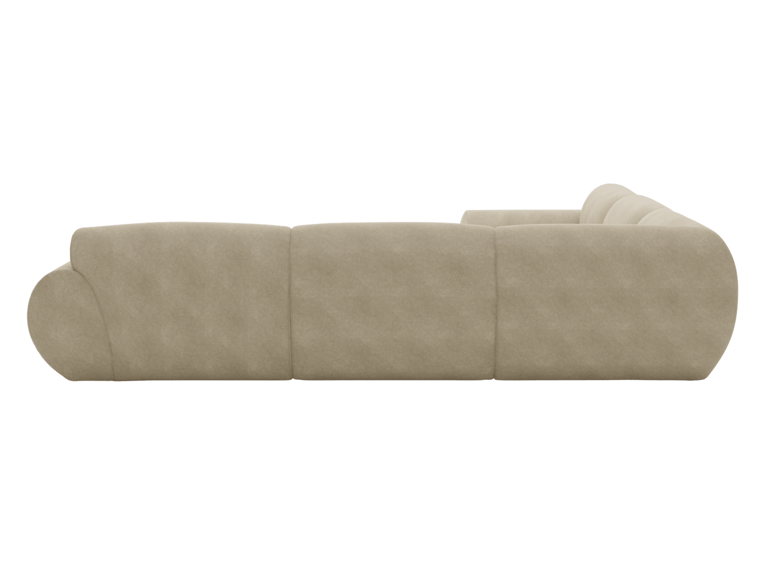 Malmo Avon Taupe Corner Sofa - 5 Seater color Avon Taupe