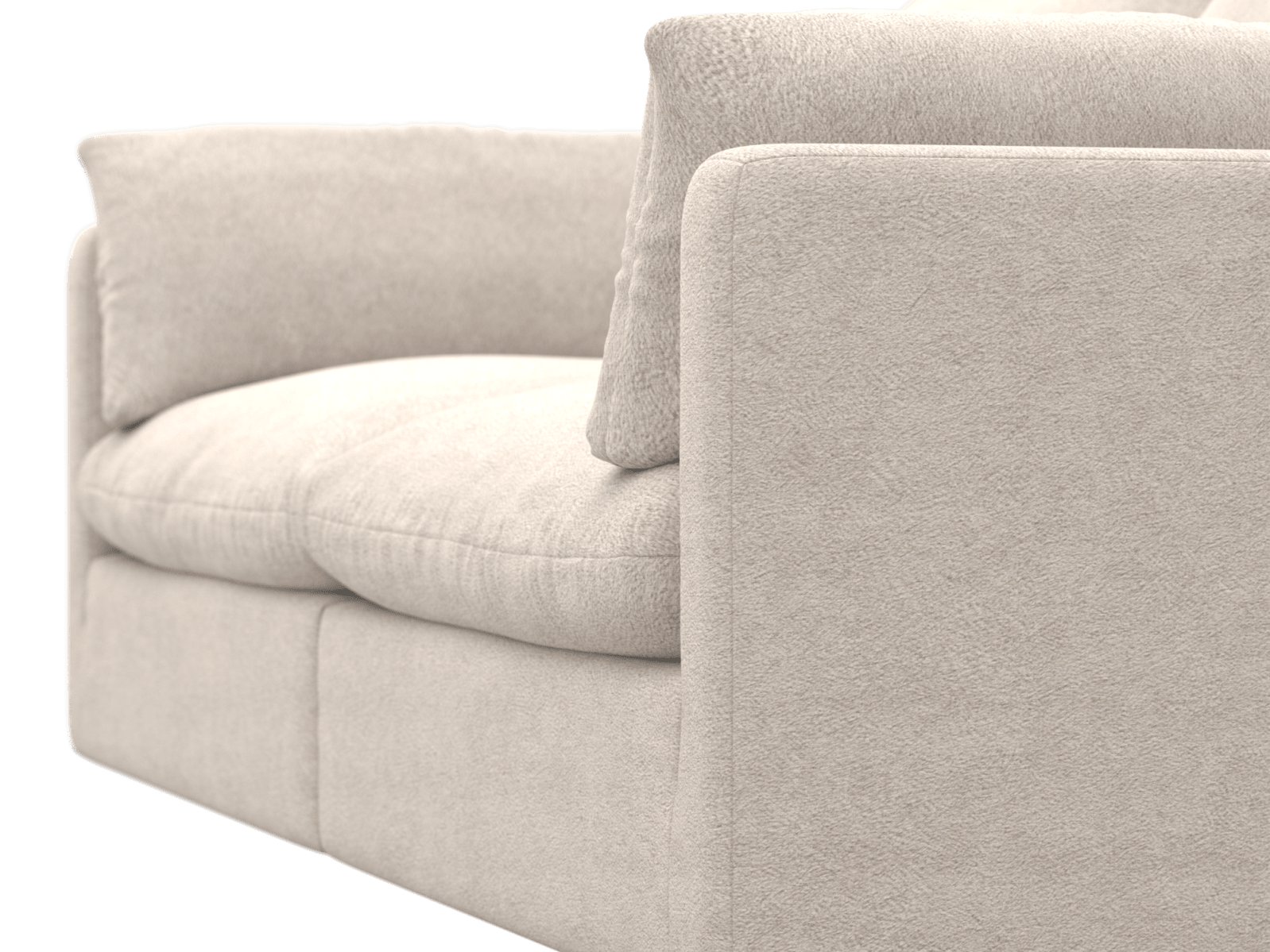 Willow Noa Desert Modular Sofa - 2 Seater color Noa Desert