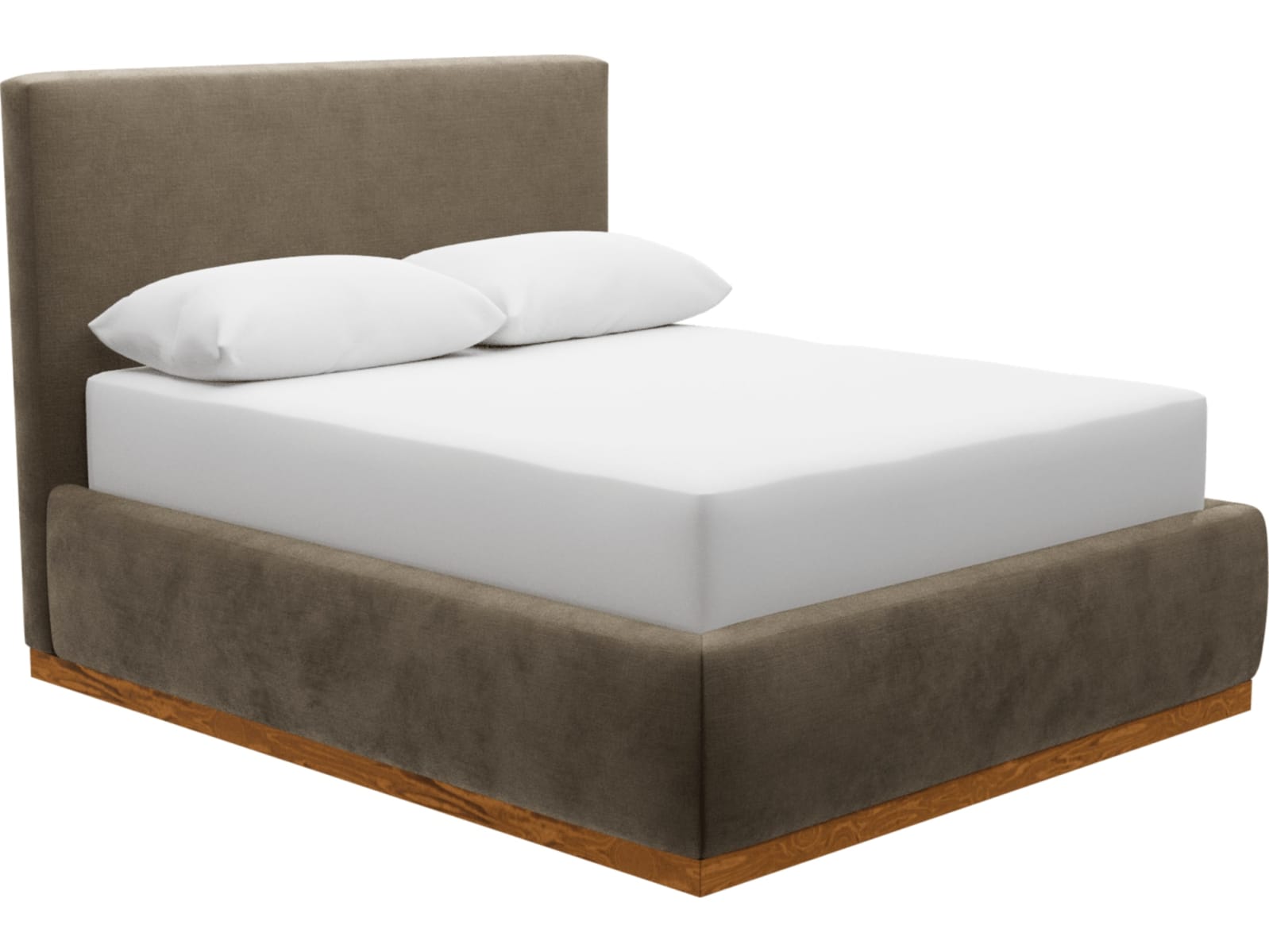 Haven Dark Gas Lift Bed Tribute Walnut color Tribute Walnut