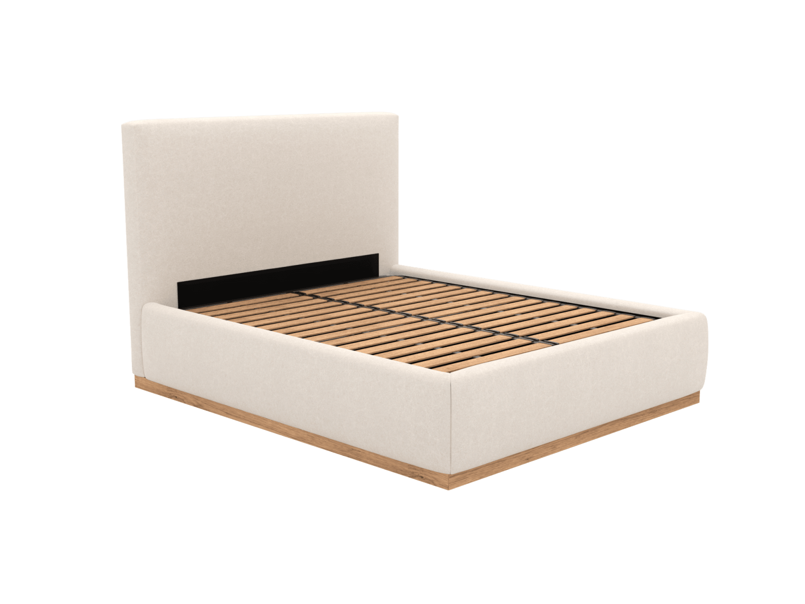 Haven Gas Lift Bed View Cream Queen color View Cream