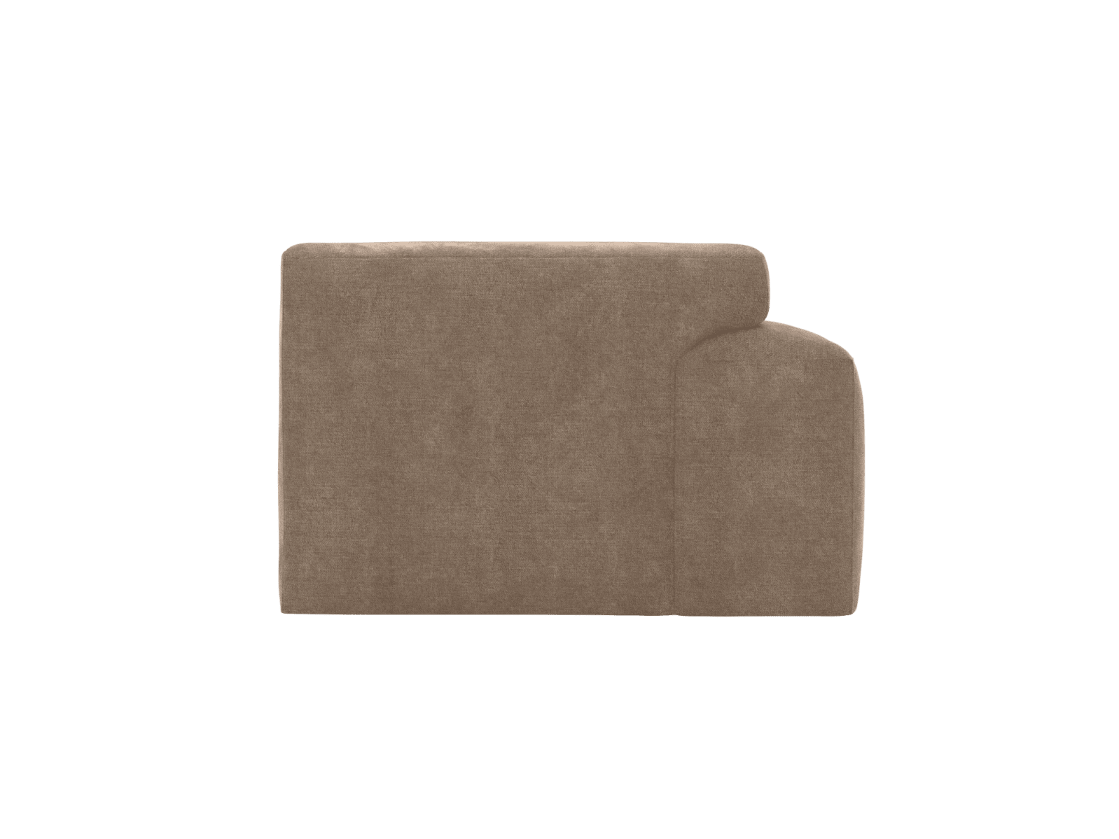 Copenhagen Tribute Walnut Left Arm Facing Chaise Module color Tribute Walnut