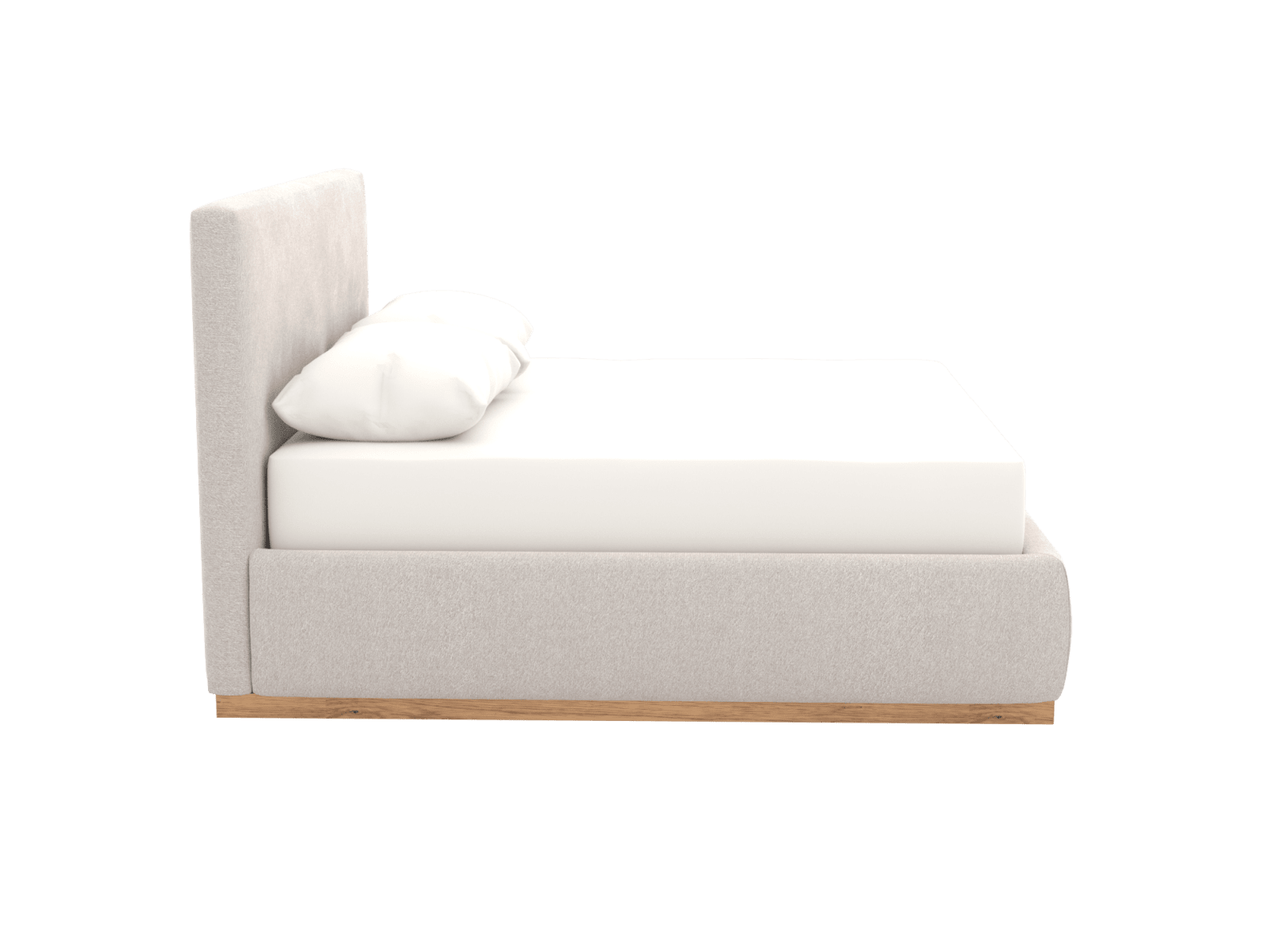 Haven Gas Lift Bed Toorak Pearl King color Toorak Pearl