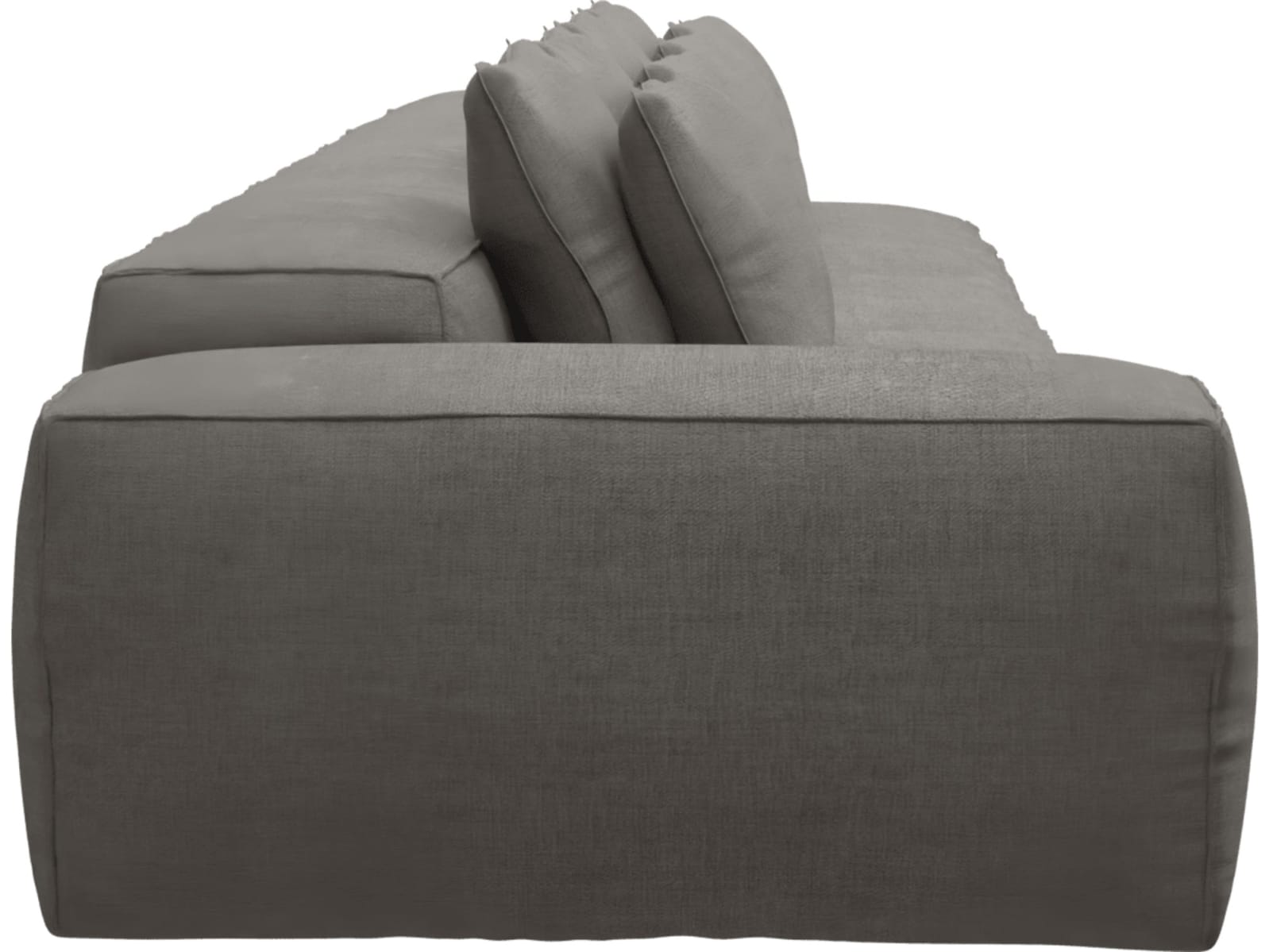 Riley Isla Soft Grey Modular Sofa - 1x Arm, 3x Armless, 1x Right Terminal color Isla Soft Grey