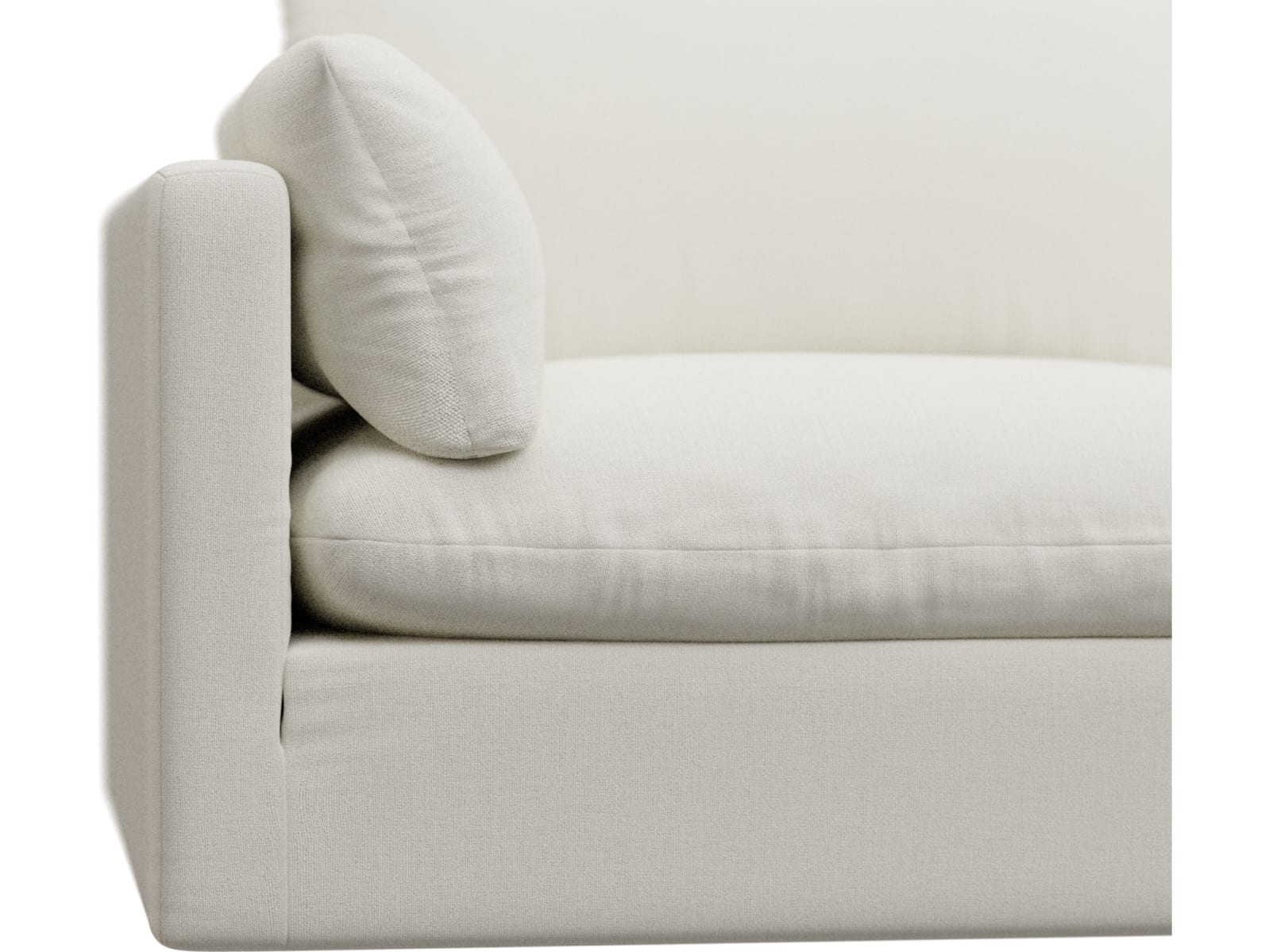 Willow Tribute Shell Modular Sofa - 4 Seater color Tribute Shell