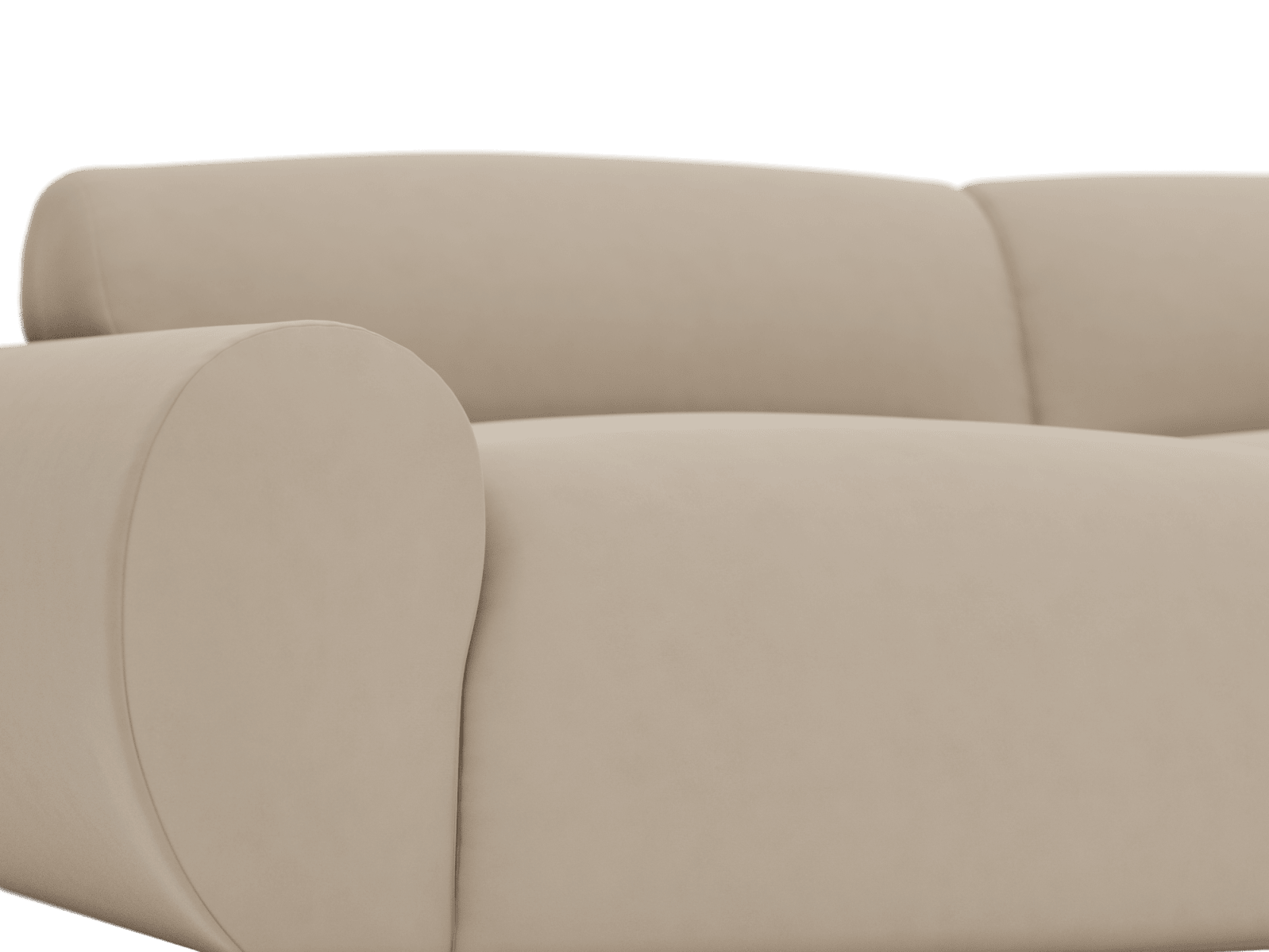 Malmo Blaze Latte Sofa - 5 Seater RAF Terminal color Blaze Latte