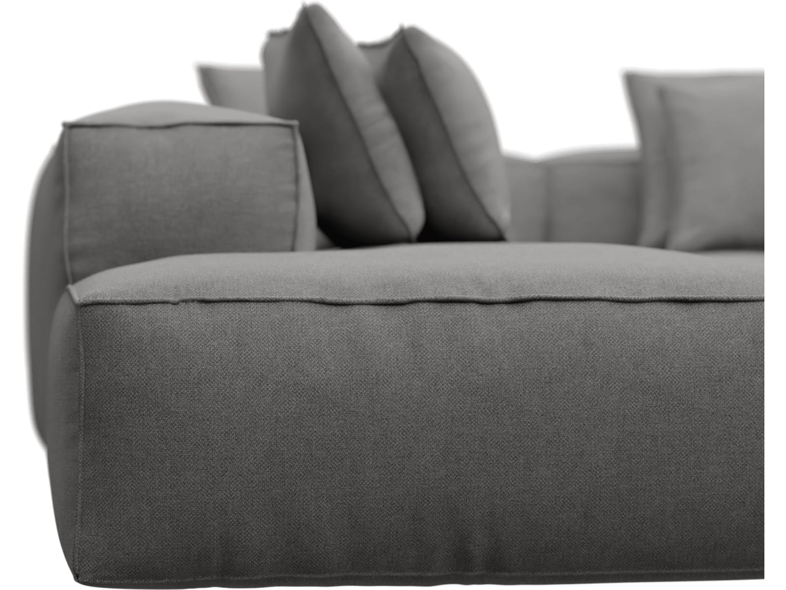 Riley California Slate Modular Sofa - Arm, 2x Armless, Corner, Left Terminal color California Slate