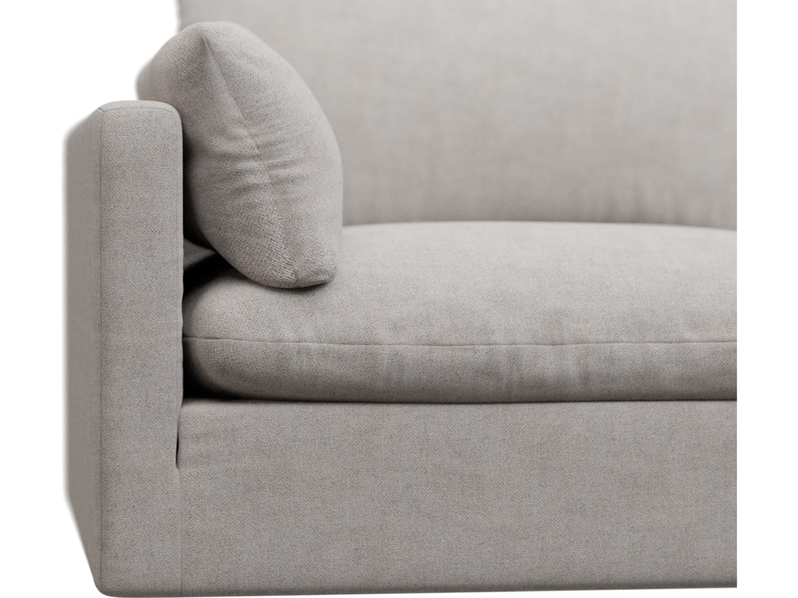 Willow Avon Mineral Modular Sofa - 3 Seater color Avon Mineral