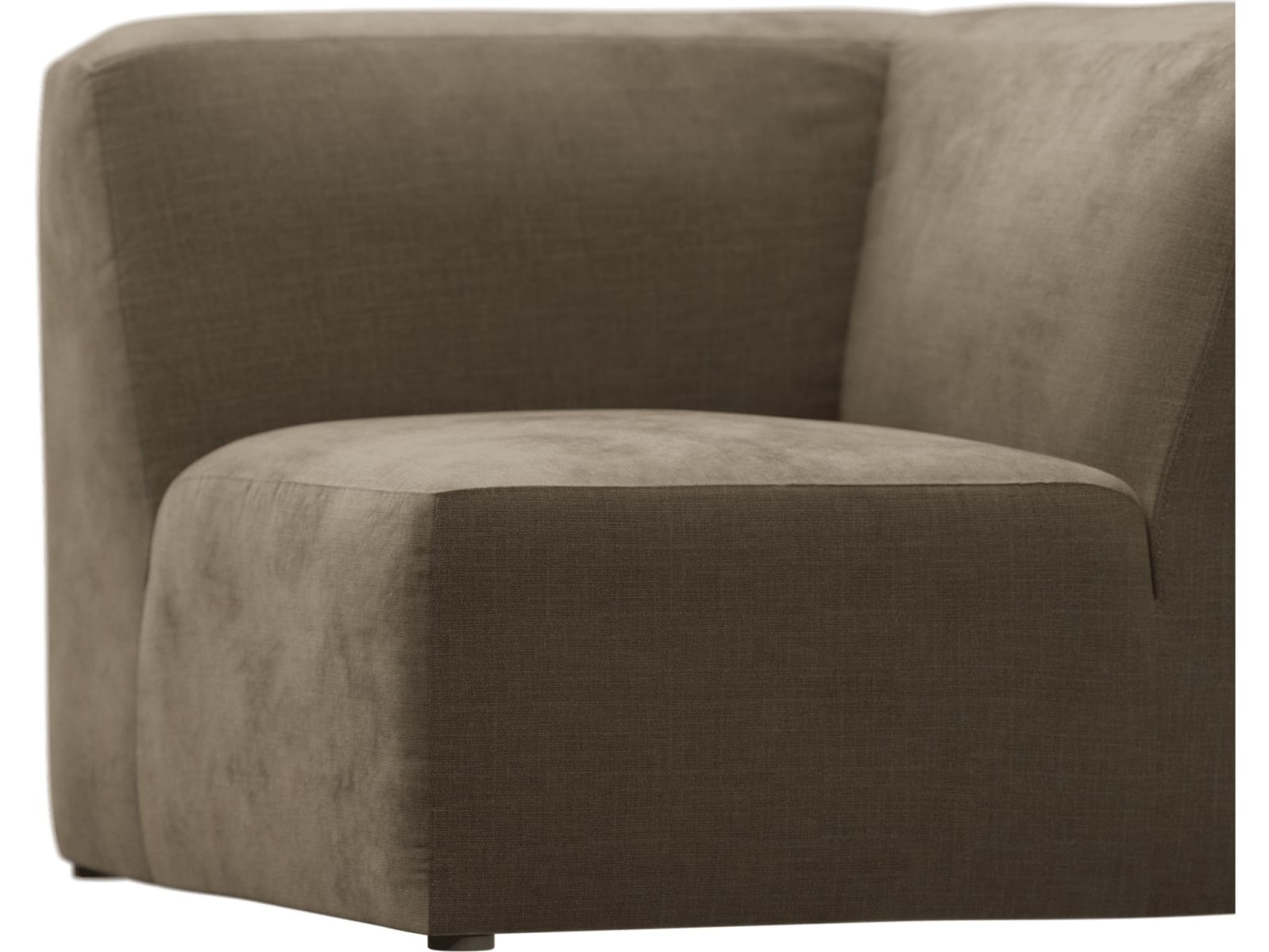 Copenhagen Tribute Walnut Square Corner Chair Sofa Module color Tribute Walnut