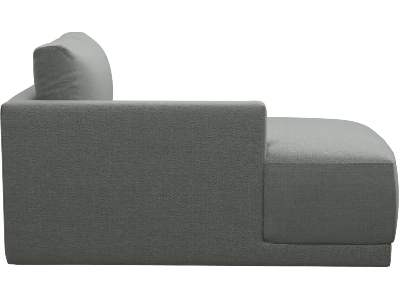 Haven Tribute Storm Left Arm Facing Chaise Module color Tribute Storm