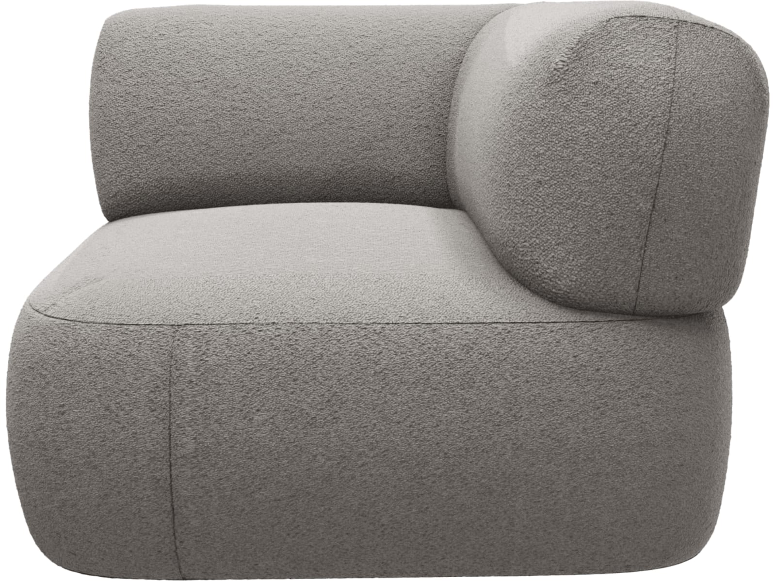 Beckett Boucle Pumice Sofa Module Corner color Boucle Pumice