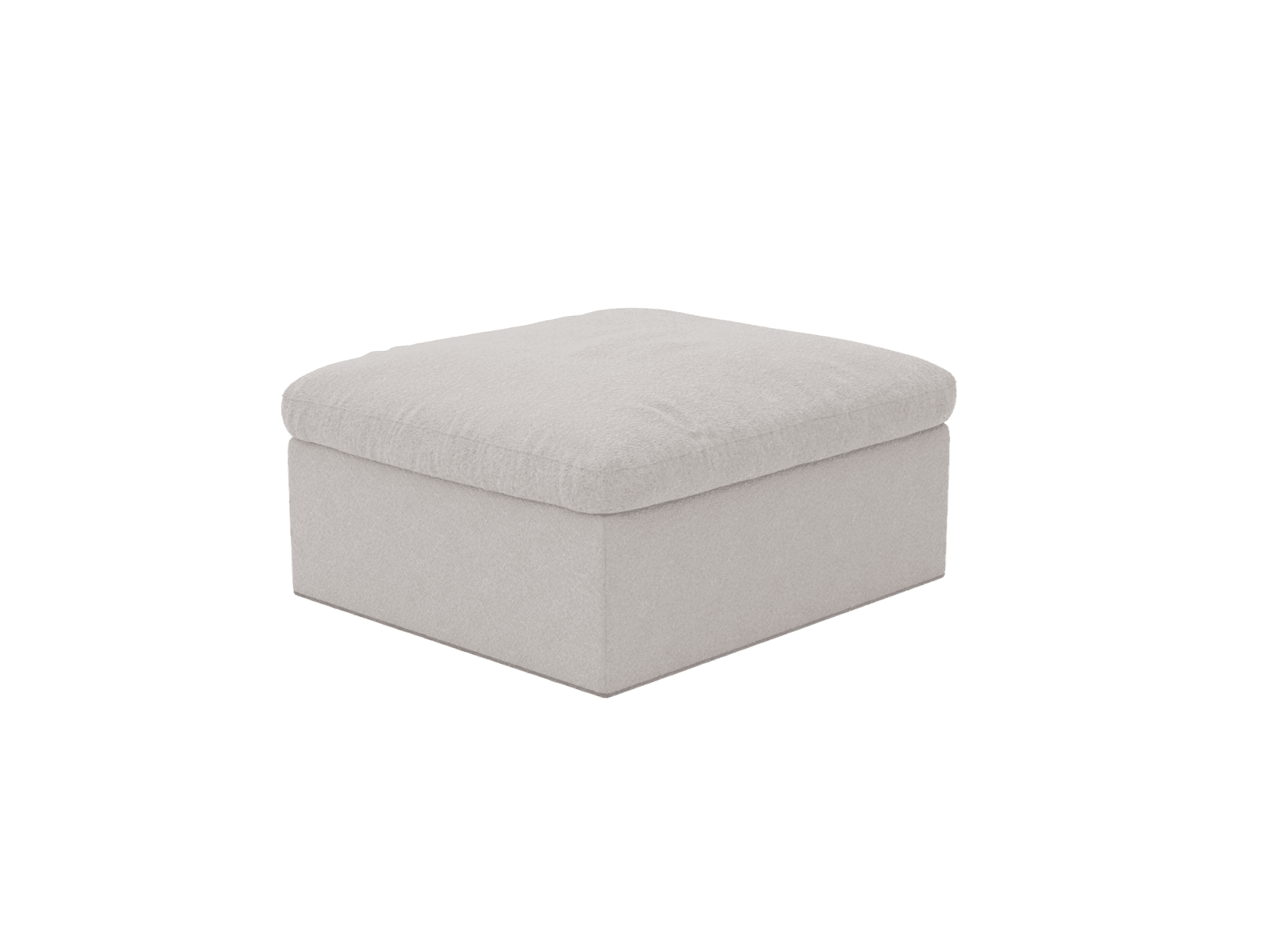 Retreat Boucle Pumice Ottoman color Boucle Pumice