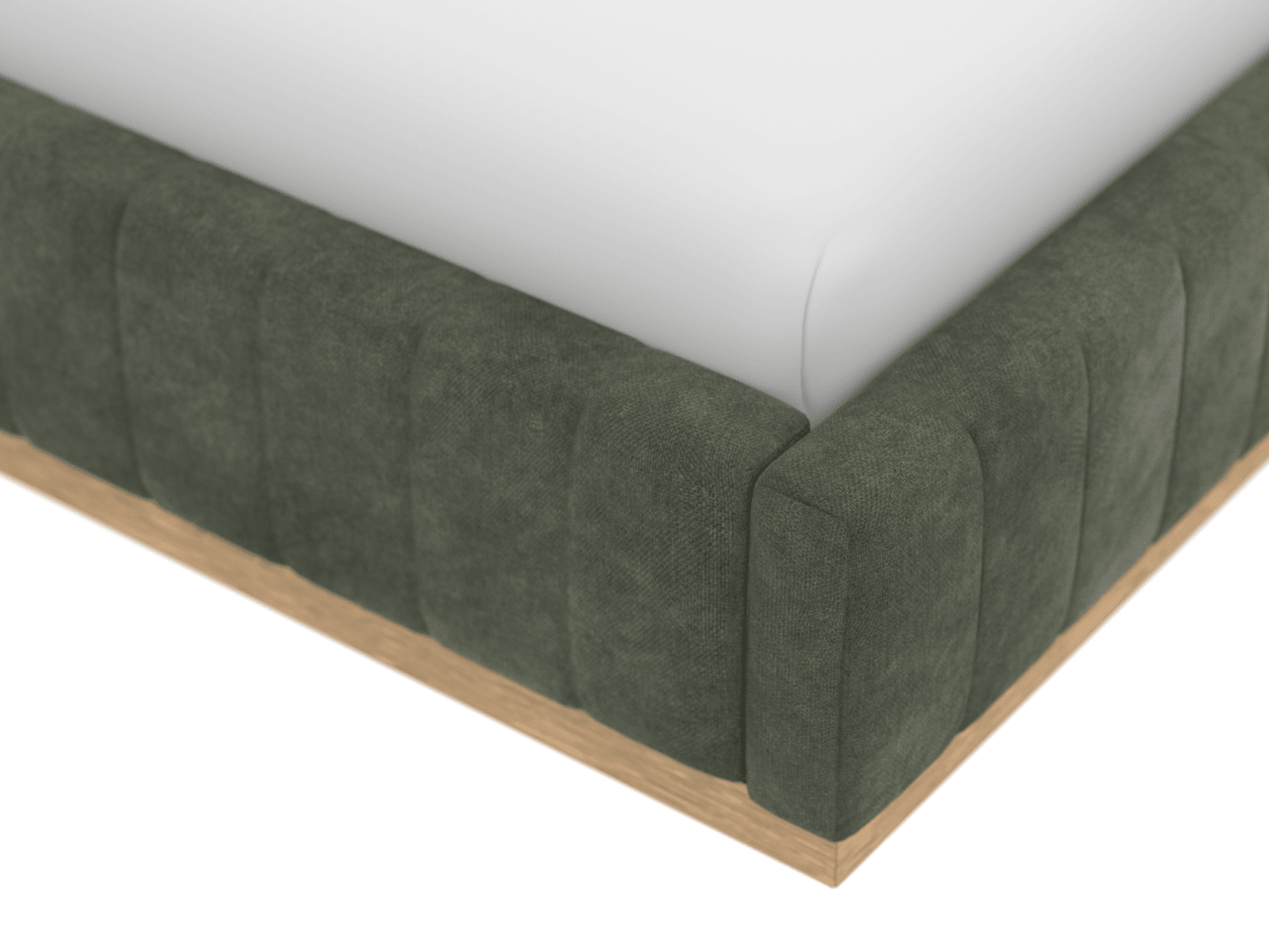 Brentwood Gas Lift Bed Muse Forest color Muse Forest
