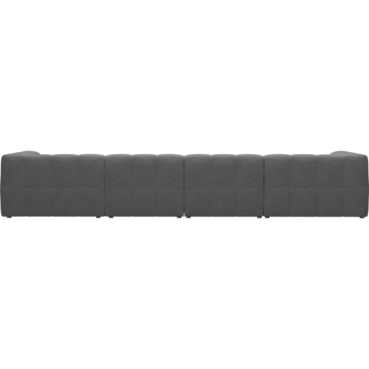 Lucello California Slate Modular Sofa with Ottoman - 5 Piece color California Slate