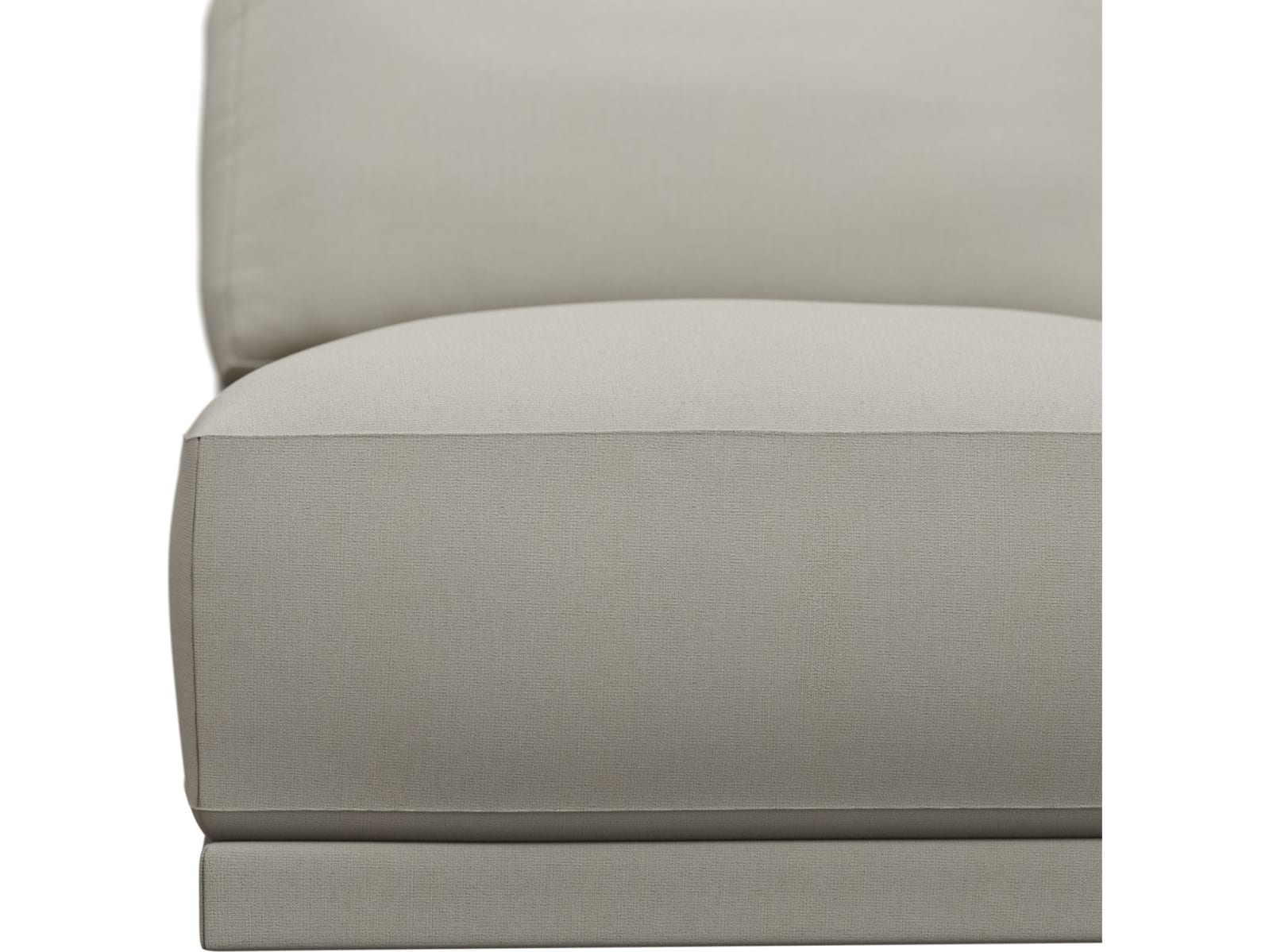 Emily Armless Chair Module View Cream color View Cream