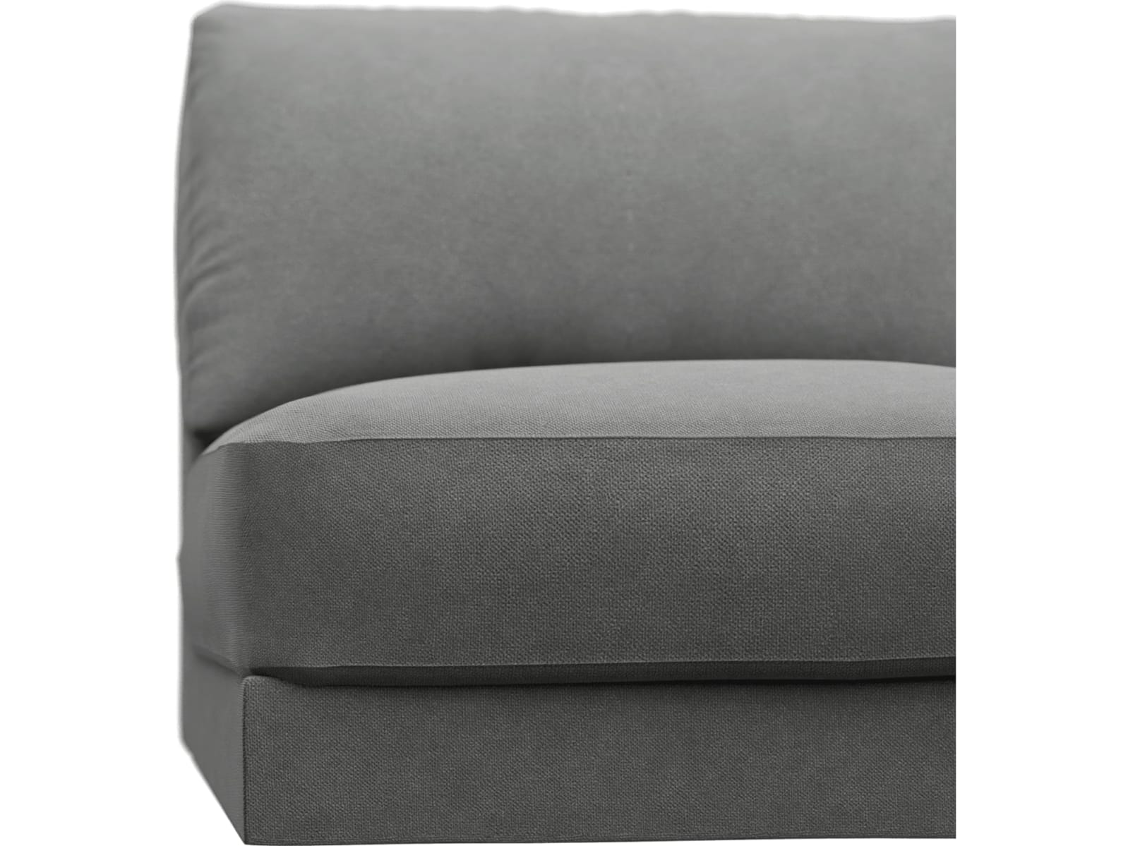 Monica Maya Flint Armless Sofa Chair Module color Maya Flint