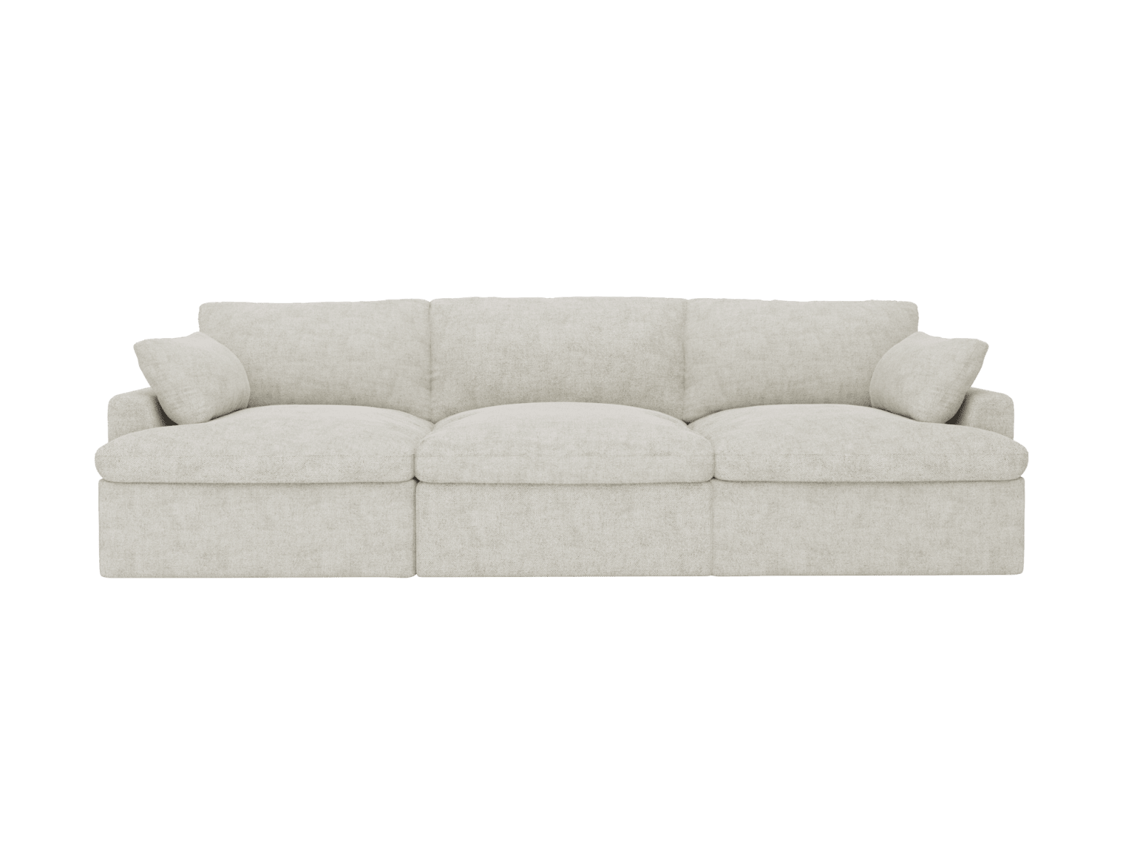 Retreat Avon Mineral Modular Sofa - 3 Piece color Avon Mineral