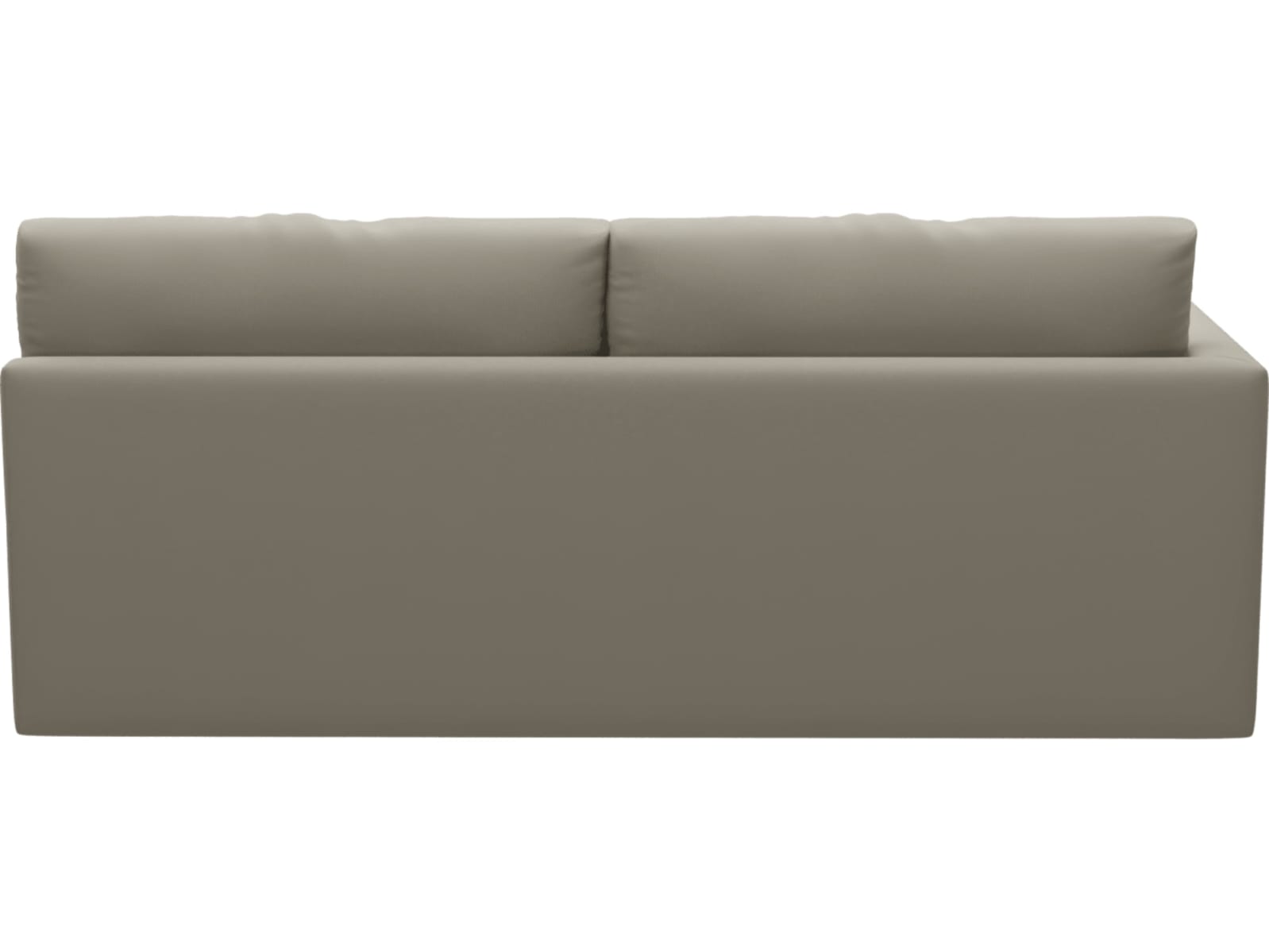 Haven Plaza Natural 3 Seater Left Arm Facing Sofa Module color Plaza Natural
