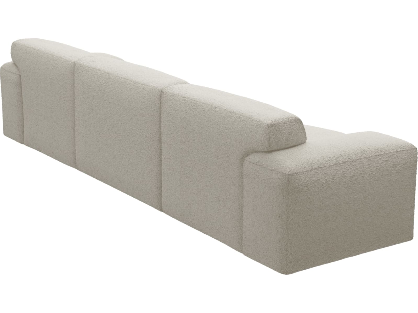 Copenhagen Boucle Ivory Sofa - 3 Seater color Boucle Ivory