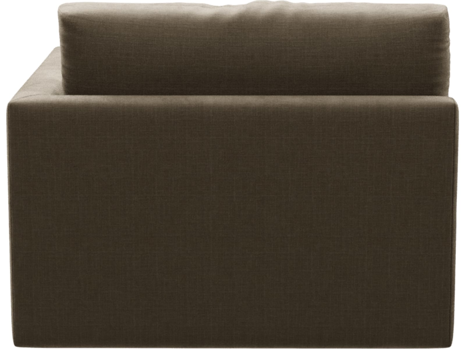 Haven Tribute Walnut Right Arm Facing Chair Sofa Module color Tribute Walnut