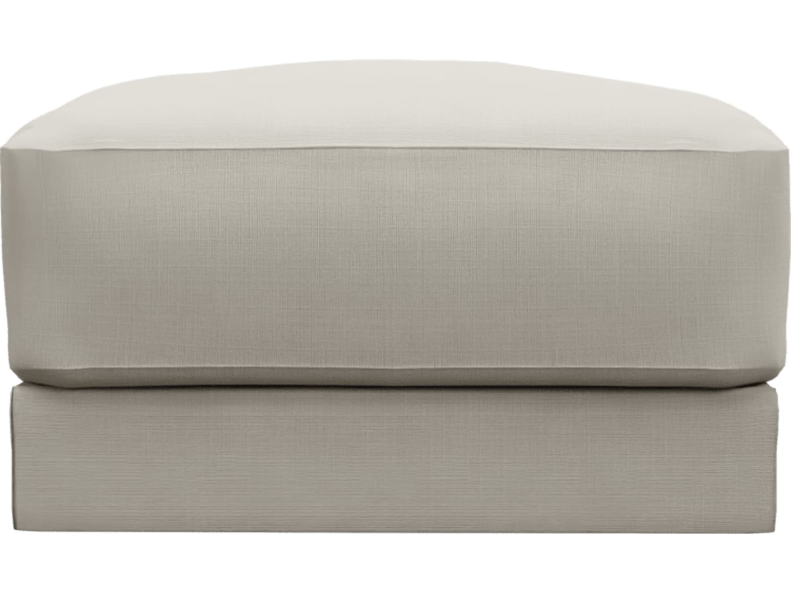 Monica Toorak Pearl Ottoman color Toorak Pearl