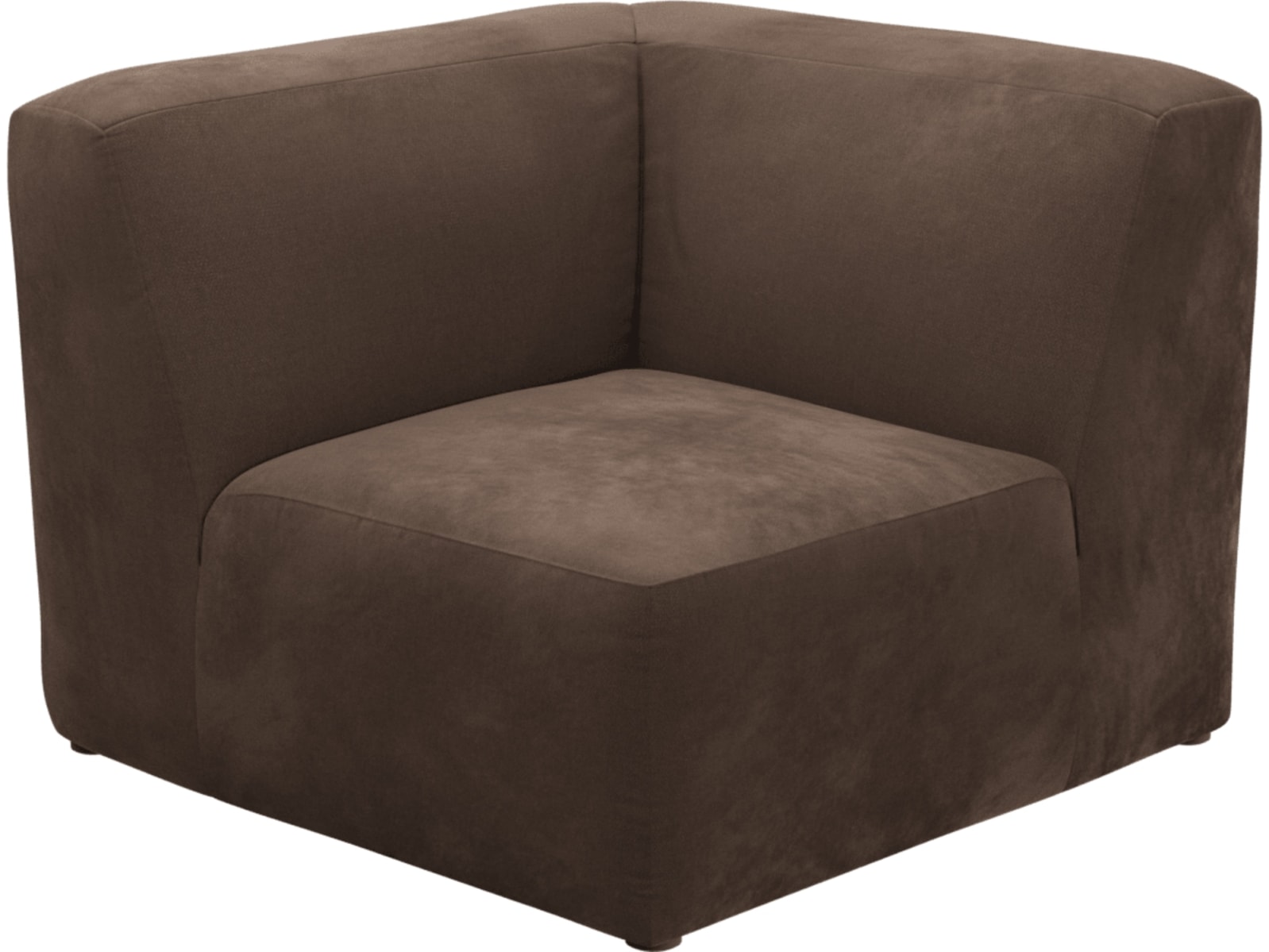 Copenhagen Muse Chocolate Square Corner Chair Sofa Module color Muse Chocolate