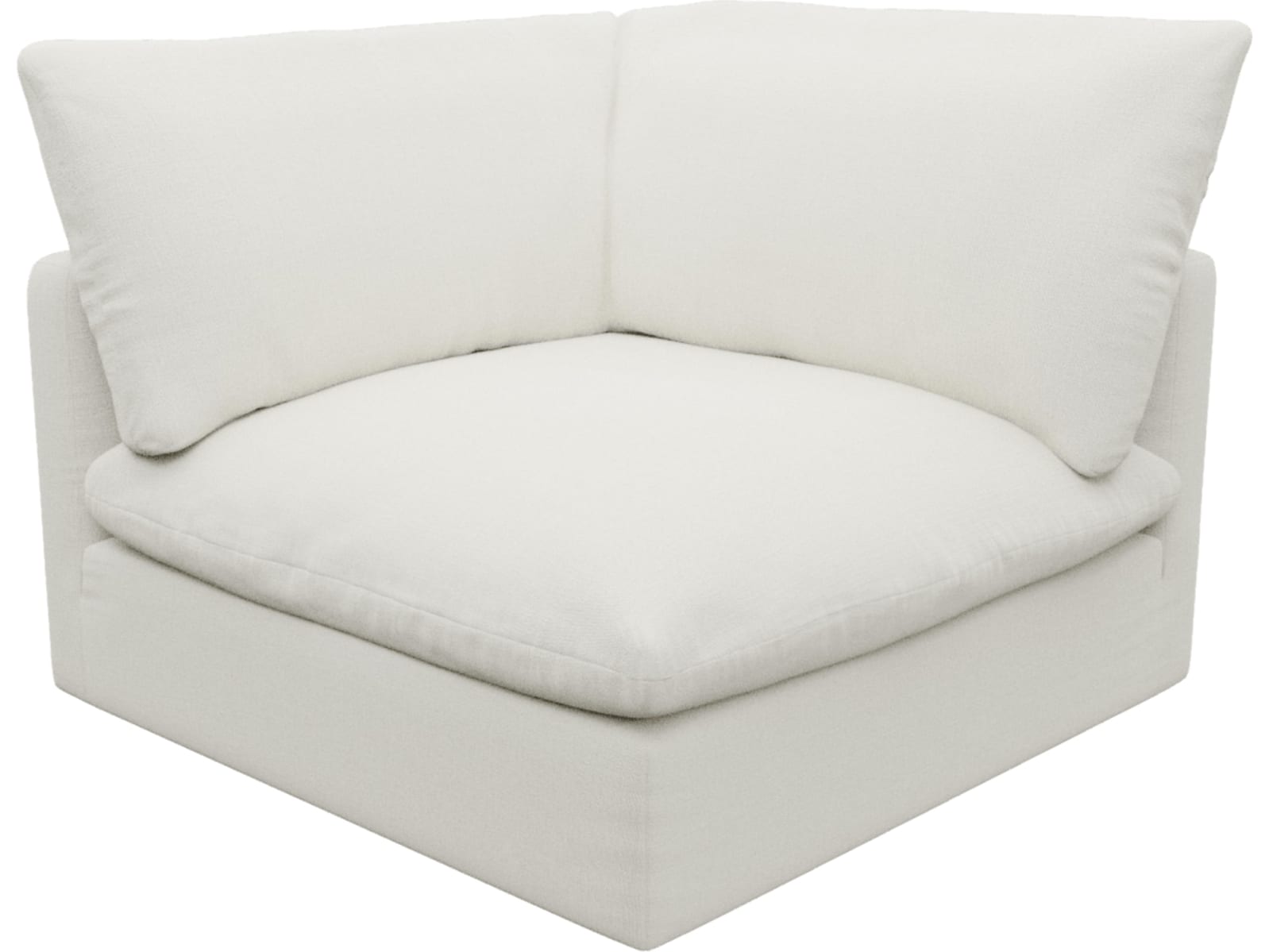 Willow Tribute Shell Corner Sofa Module color Tribute Shell