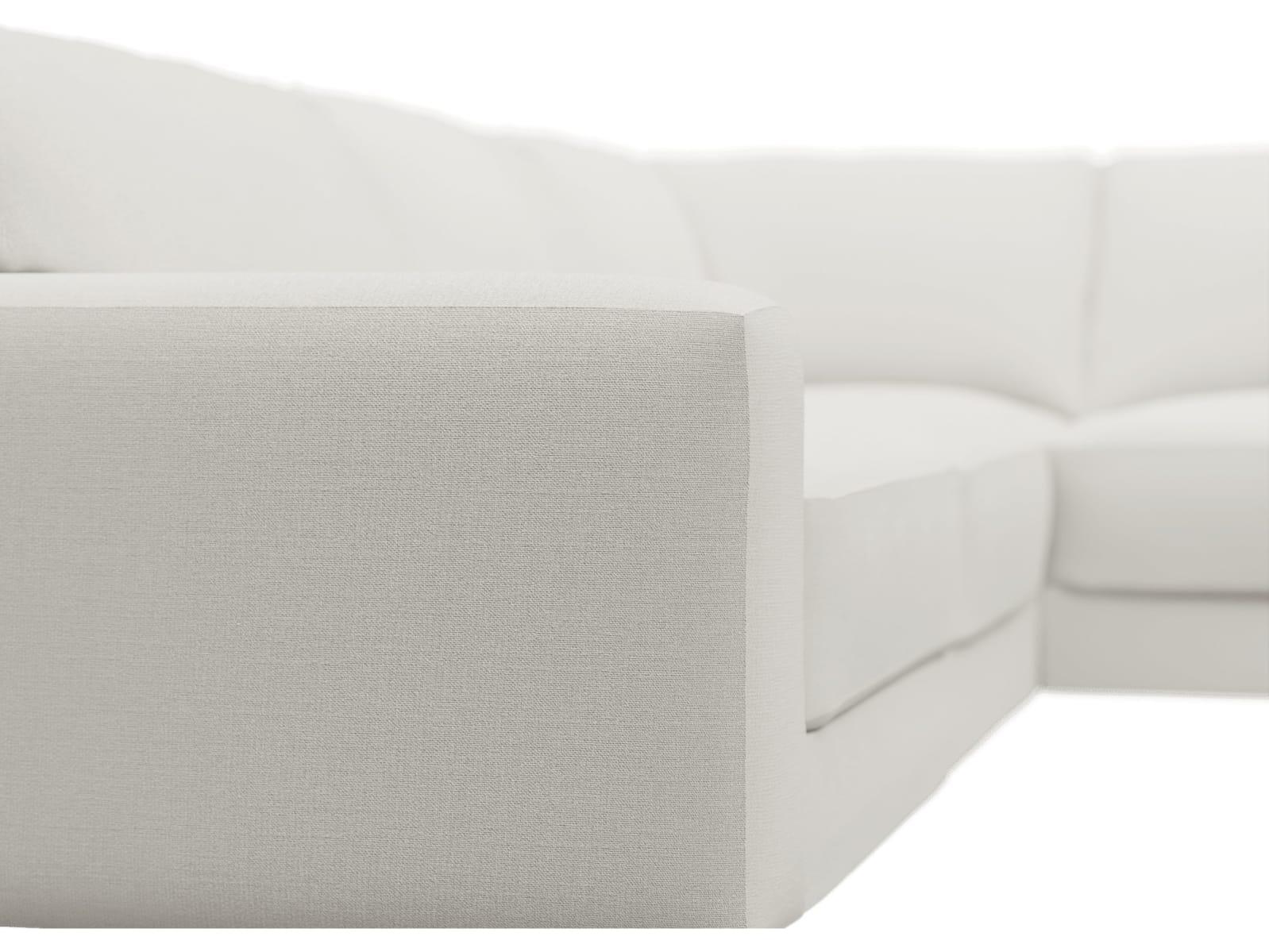 Monica Tribute Ice Corner Sofa - 5 Seater color Tribute Ice