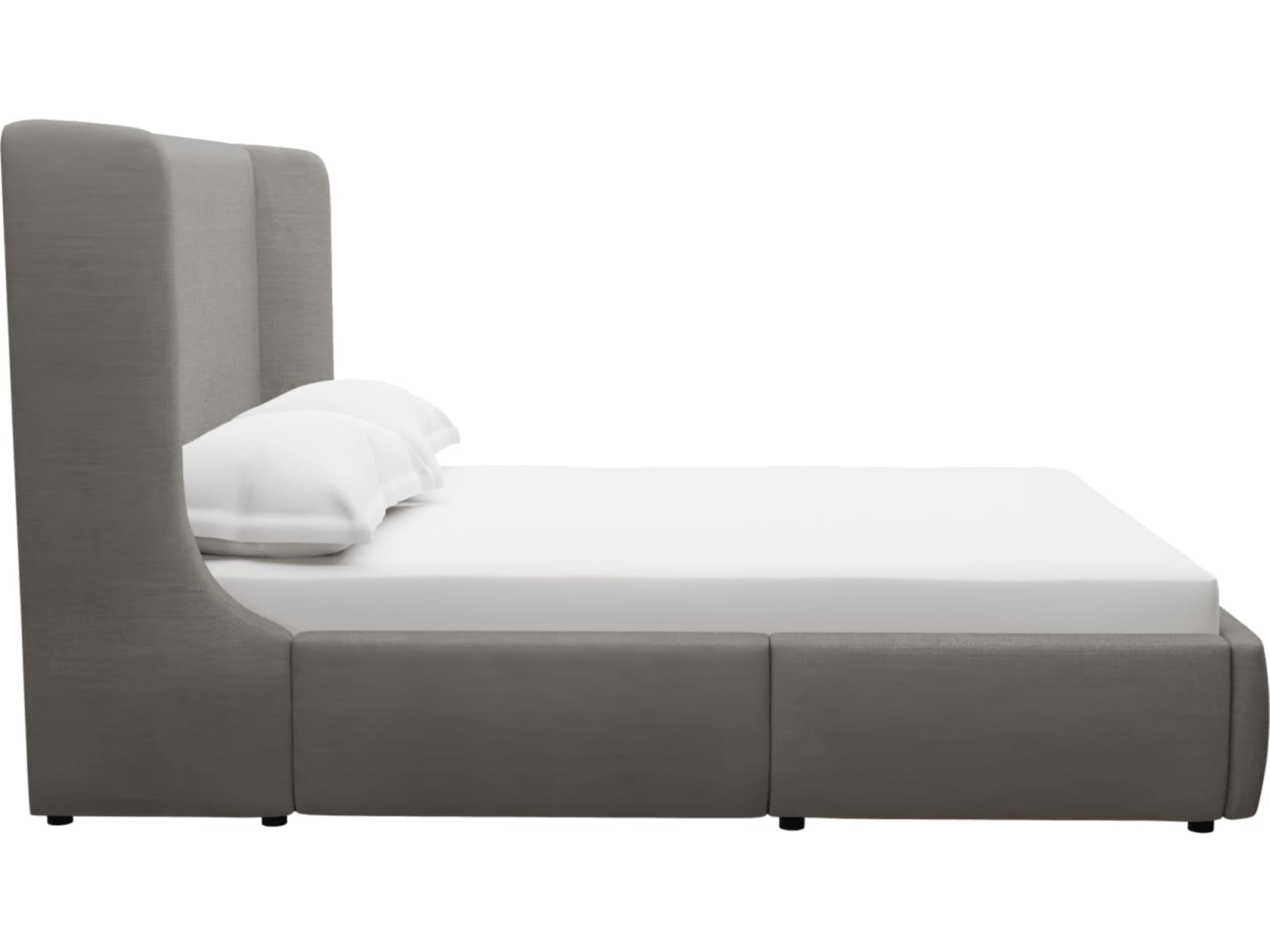 Lucy Drawer Bed Isla Soft Grey color Isla Soft Grey