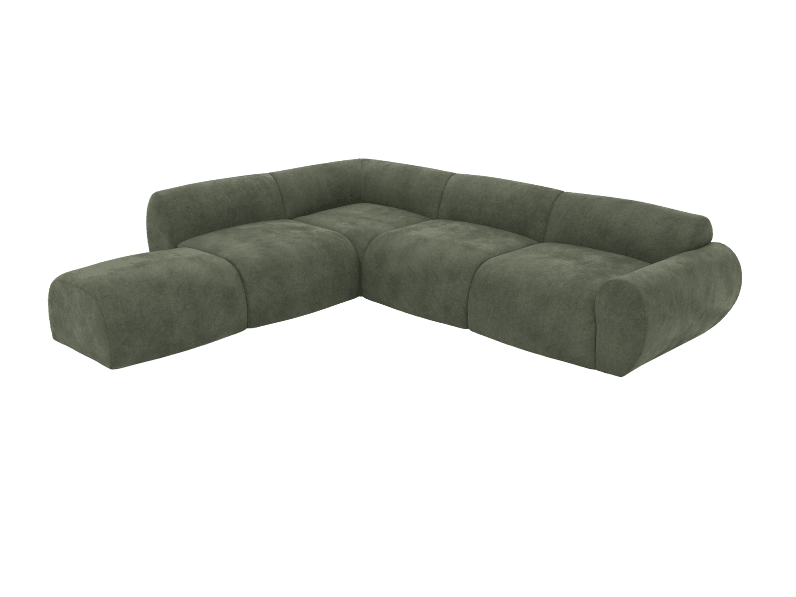Malmo Muse Forest Sofa - 5 Seater LAF Terminal color Muse Forest