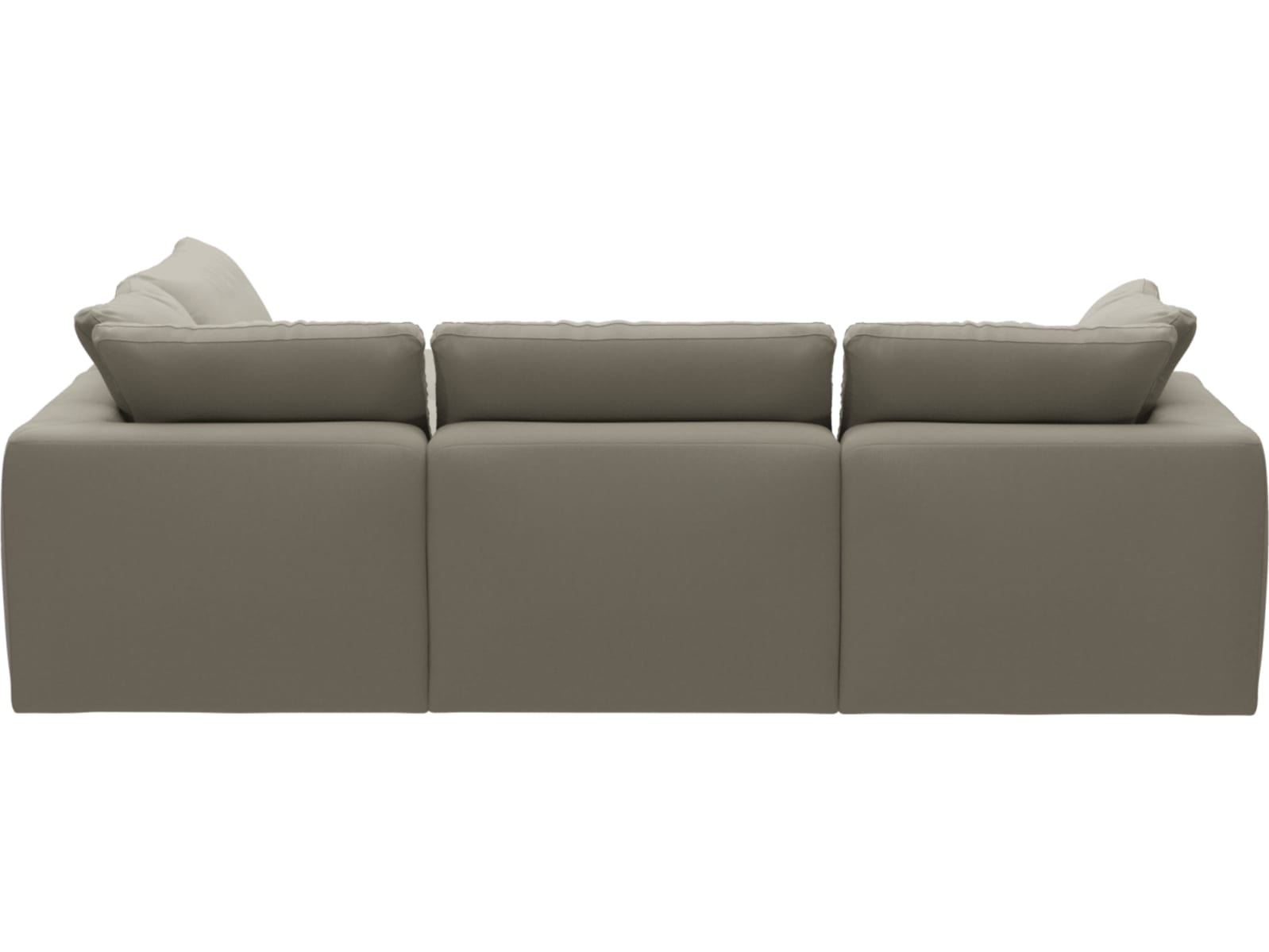 Cloud Plaza Natural Modular Sofa - 5 Piece color Plaza Natural