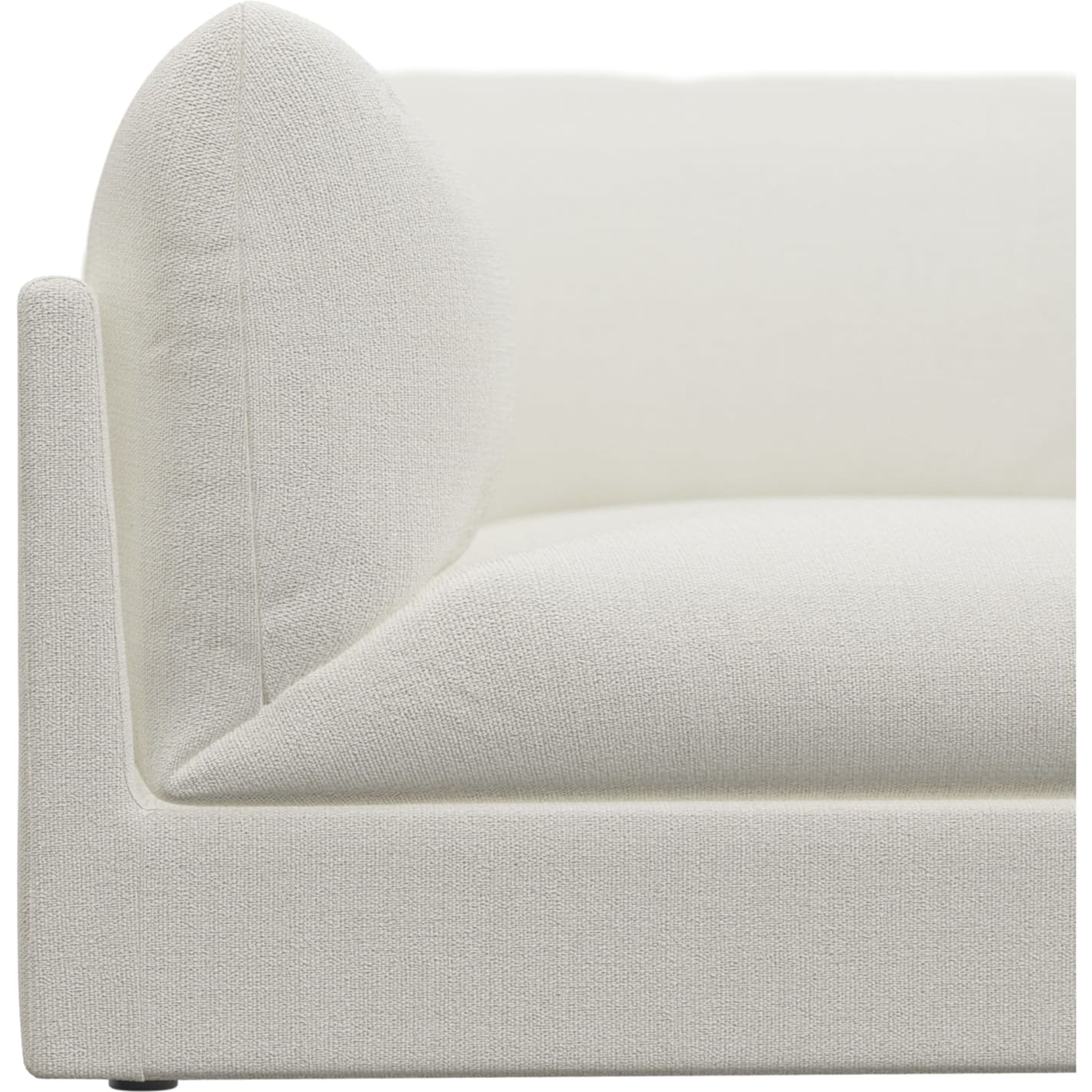 Finley Tribute Shell Left Arm Facing Sofa Chair Module color Tribute Shell