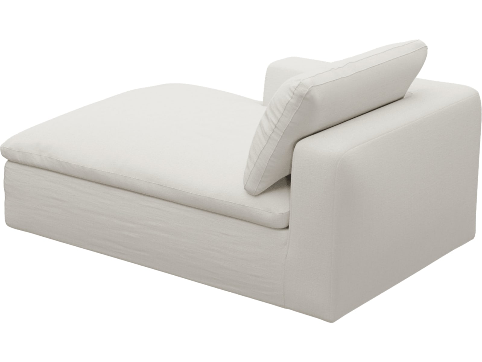 Cloud Deep Chaise Left Module Tribute Ice color Tribute Ice