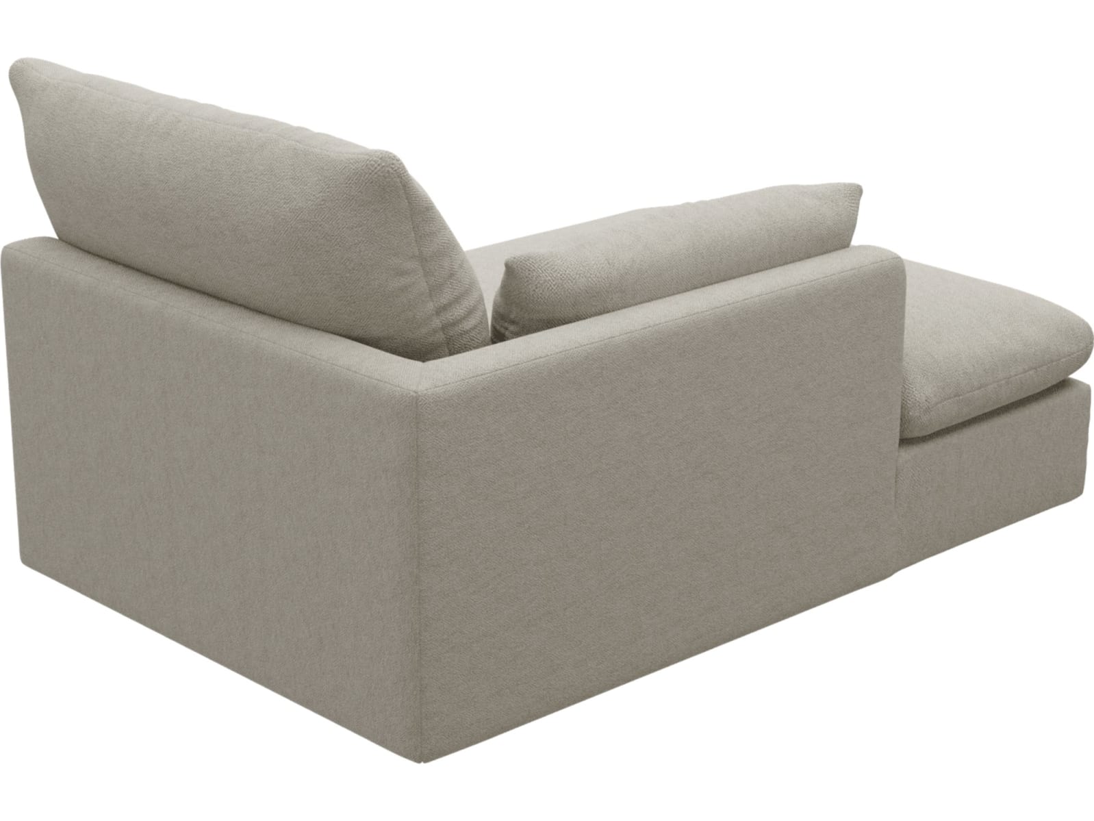 Willow Noa Desert Chaise Left Arm Facing Sofa Module color Noa Desert