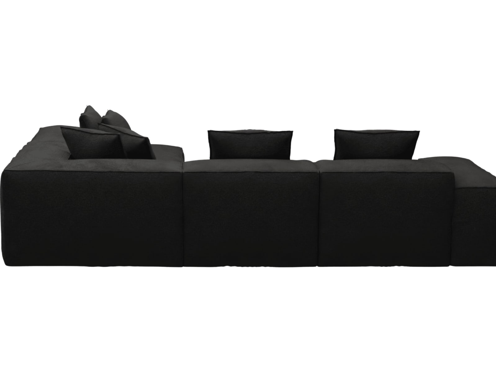 Riley California Charcoal Modular Sofa - Arm, 2x Armless, Corner, Right Terminal color California Charcoal