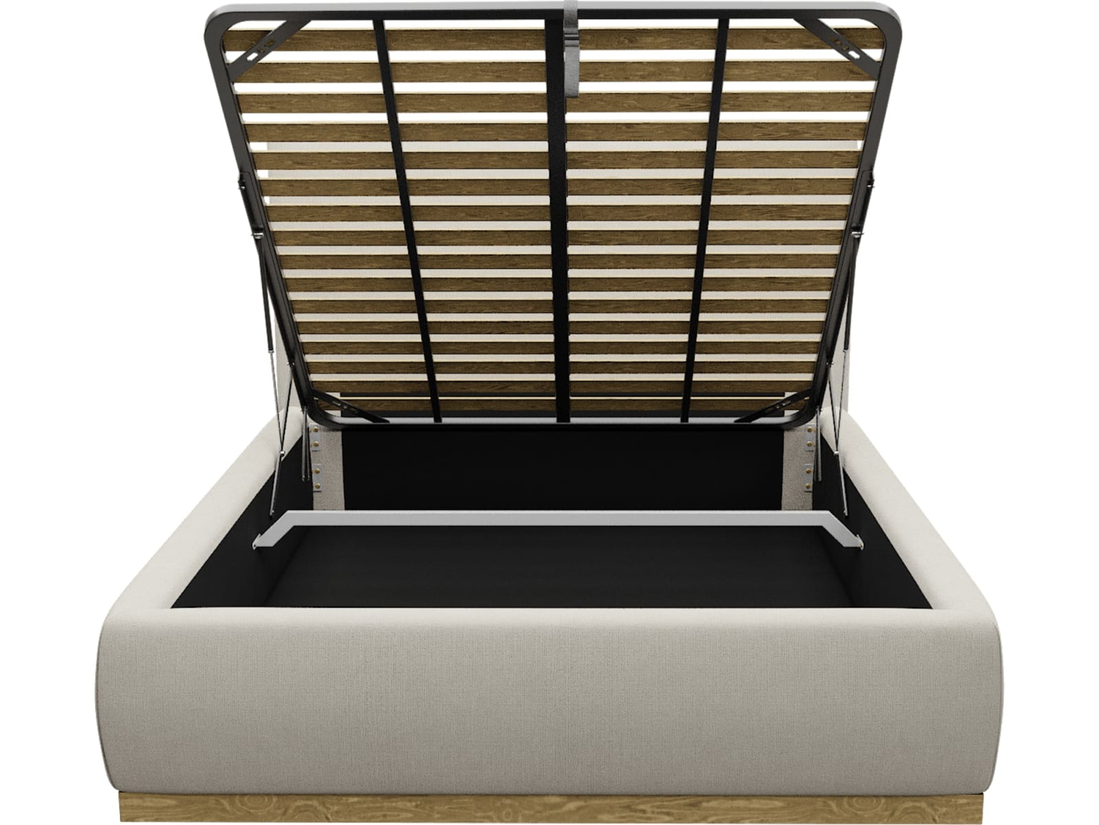 Haven Gas Lift Bed Toorak Pearl color Toorak Pearl