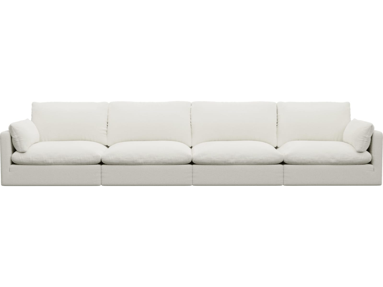Willow Tribute Shell Modular Sofa - 4 Seater color Tribute Shell