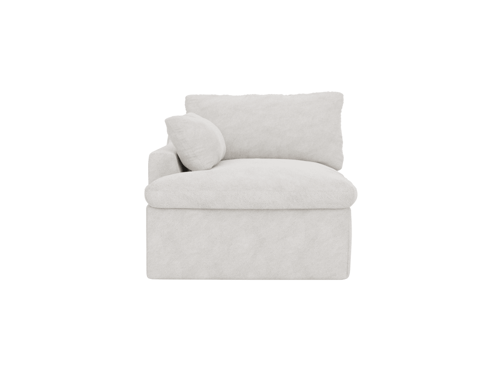 Retreat California Ivory 1 Seat Left Arm Facing Sofa Module color California Ivory