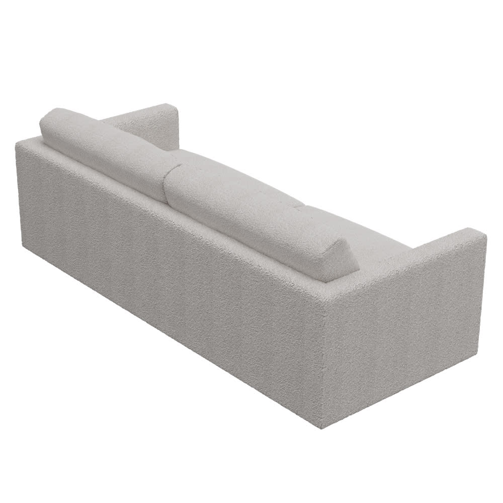 Haven Boucle Pumice Sofa - 2.5 Seater color Boucle Pumice