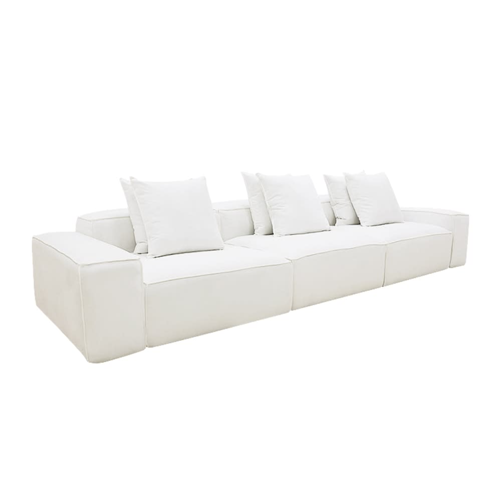 Riley Muse Frost Modular Sofa - 3 Seater color Muse Frost