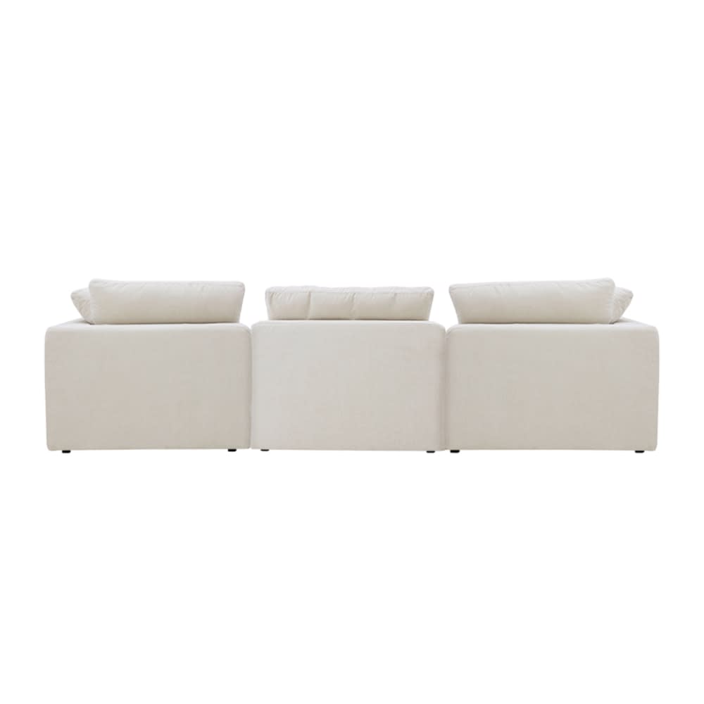 Cloud Deep Muse Flax Modular Sofa - 5 Piece color Muse Flax