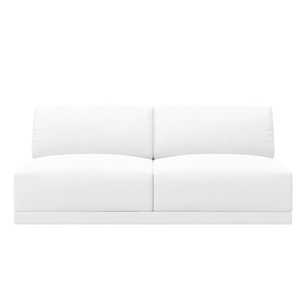 Haven Muse Frost 2 Seater Armless Sofa Module color Muse Frost