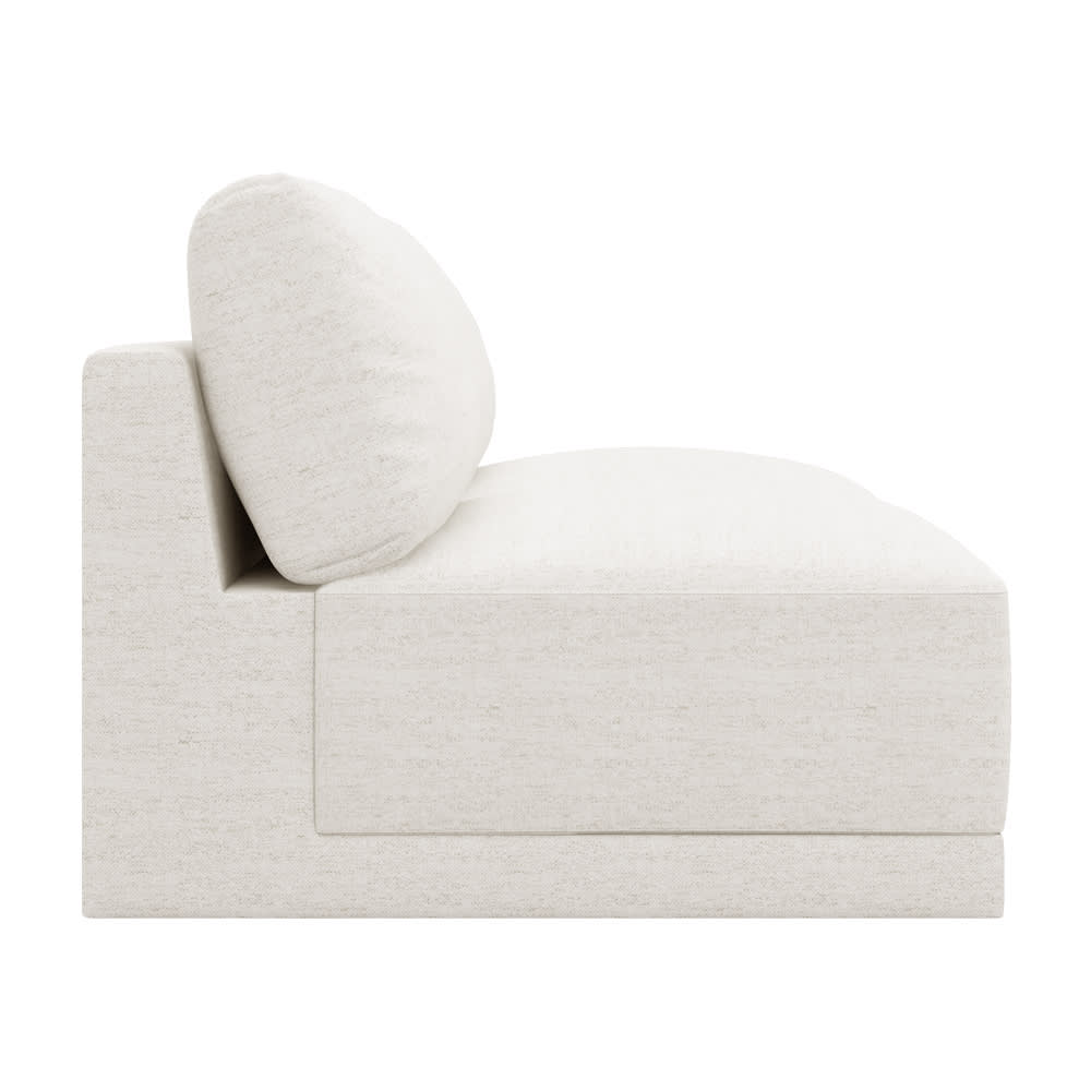 Haven Avon Mineral Armless Sofa Chair Module color Avon Mineral