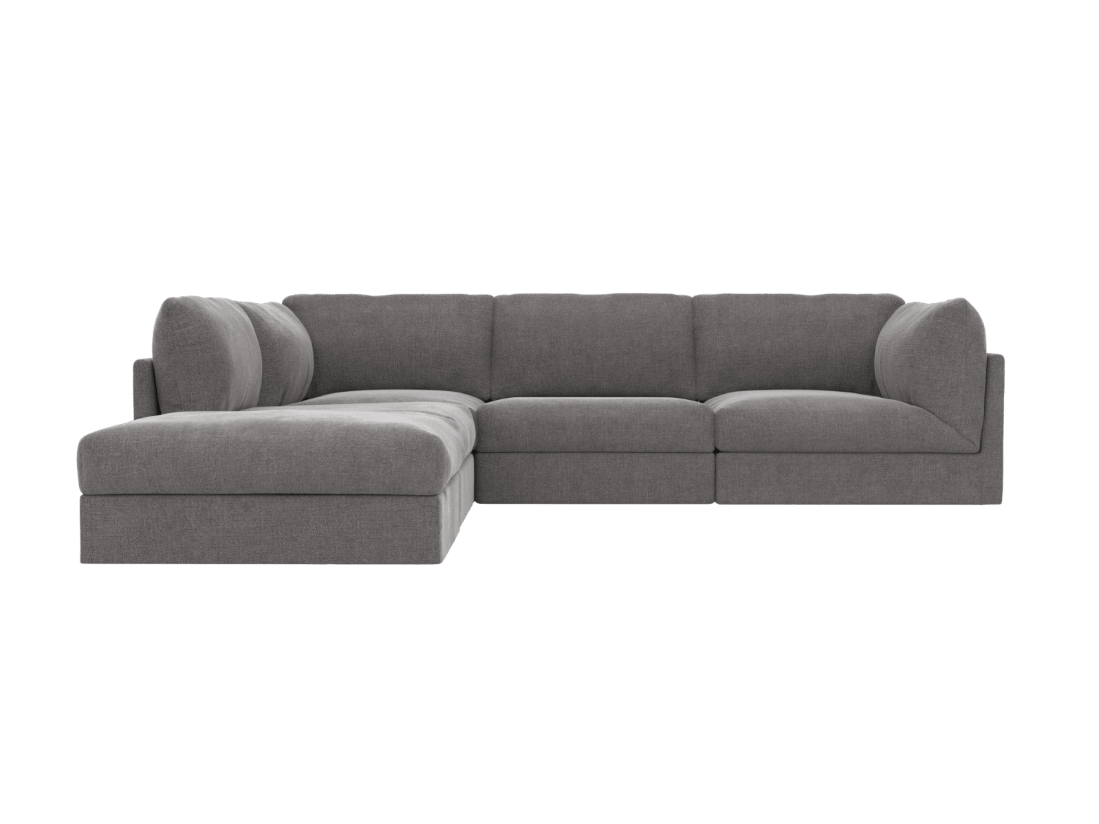 Finley Tribute Storm Modular Sofa LAF Terminal - 5 Seater color Tribute Storm